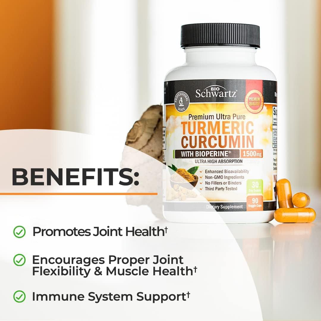 Turmeric Curcumin 1500mg Capsules