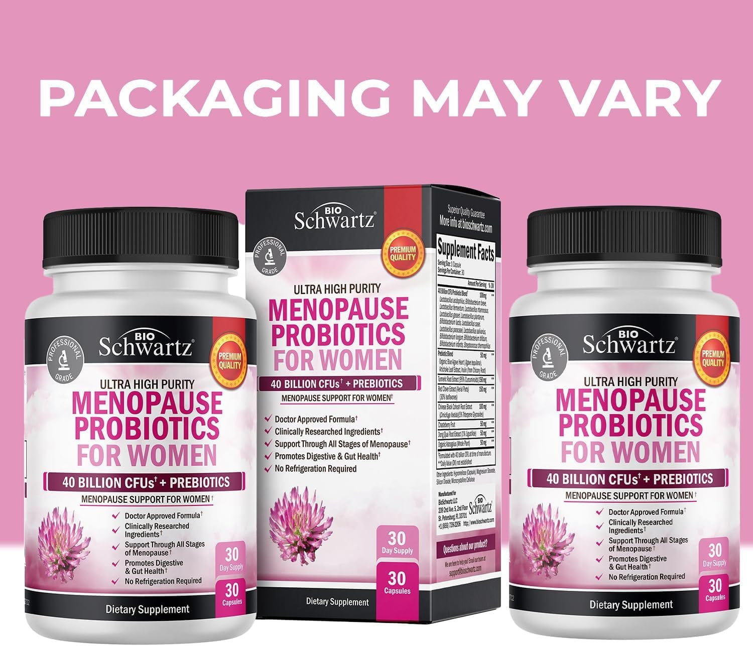 Menopause Support Probiotics for Women
