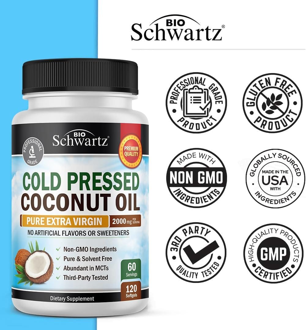Organic Coconut Oil Capsules