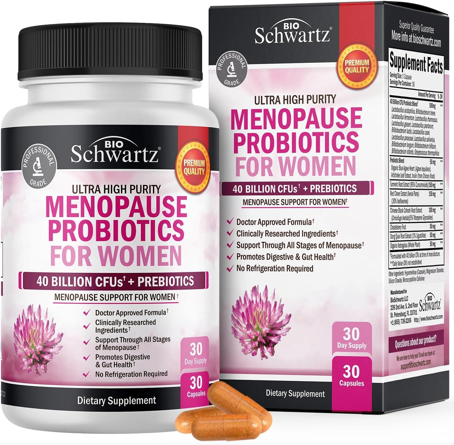 Menopause Support Probiotics for Women