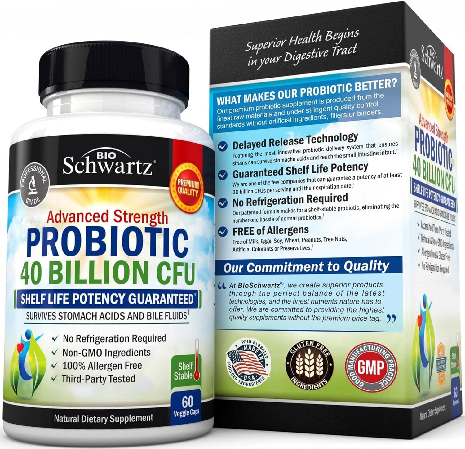 Probiotics 40 Billion CFU Capsules