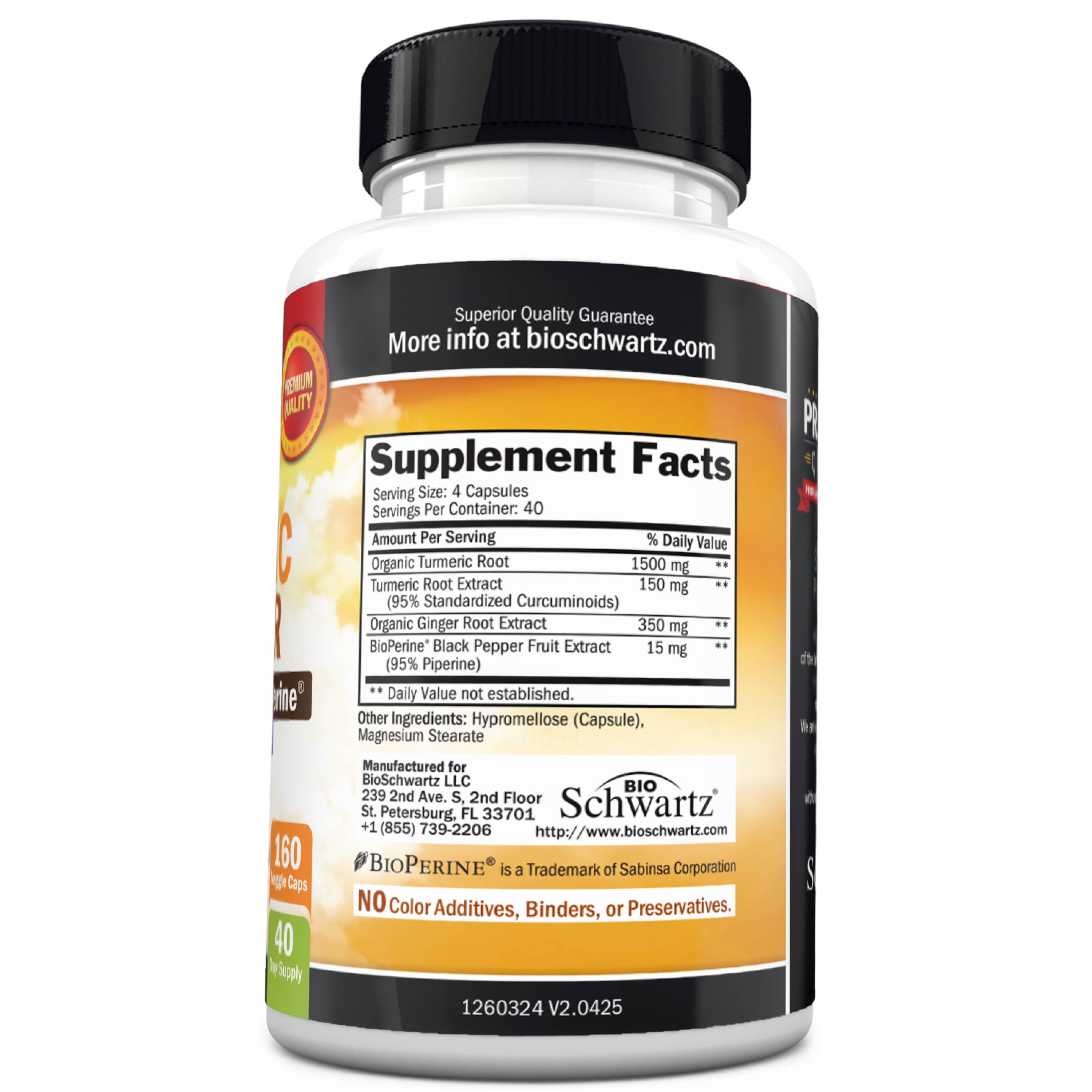 Turmeric & Ginger Capsules, 160ct