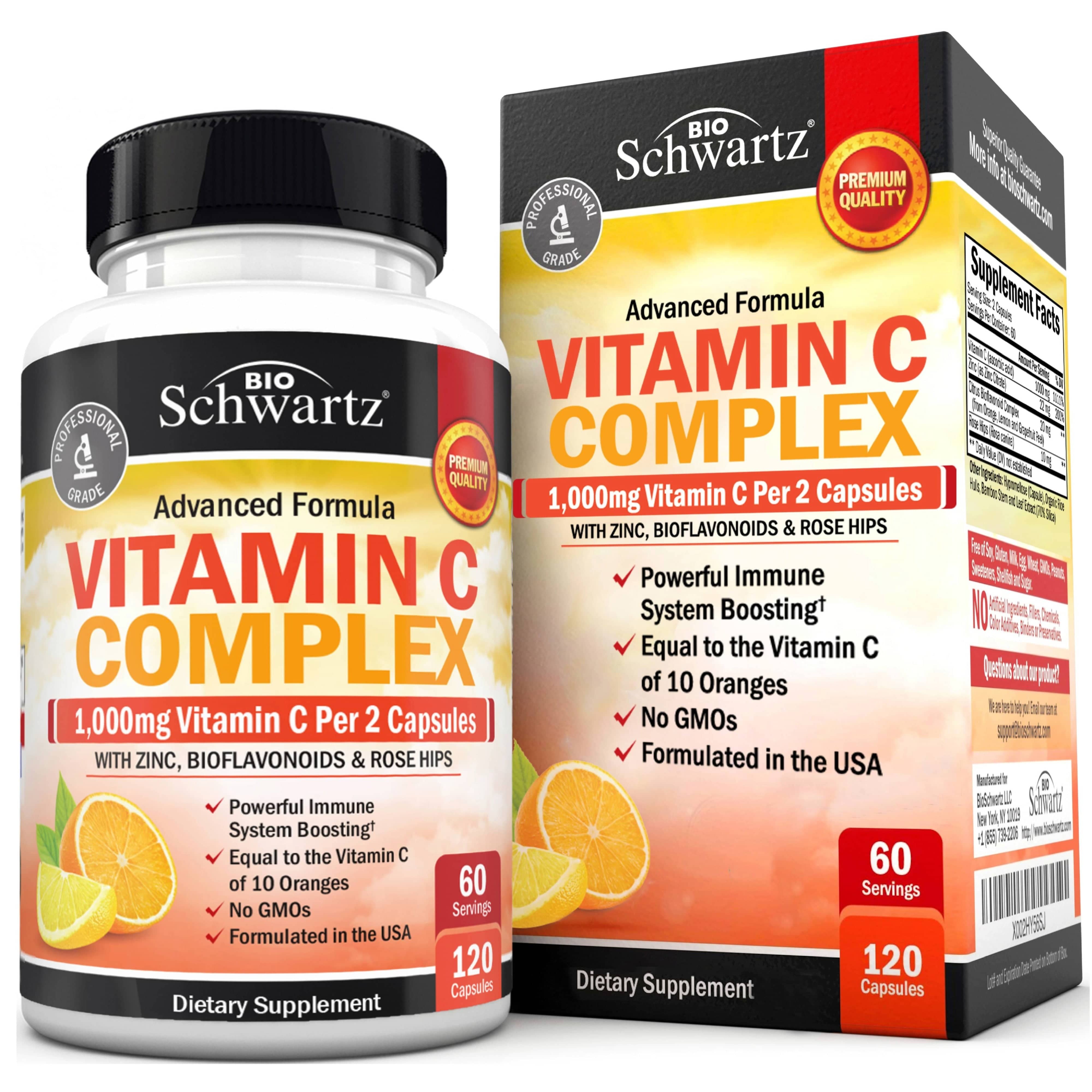 Vitamin C Complex Capsules, 120ct