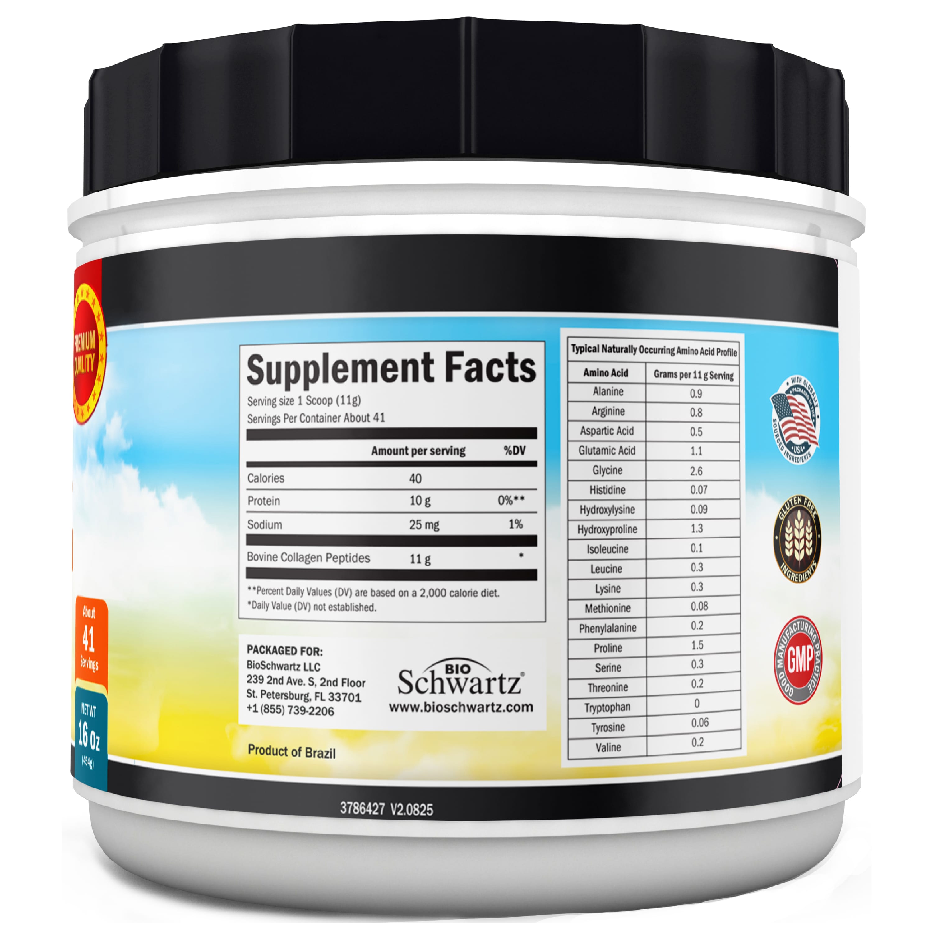 Collagen Peptides Powder, 16oz