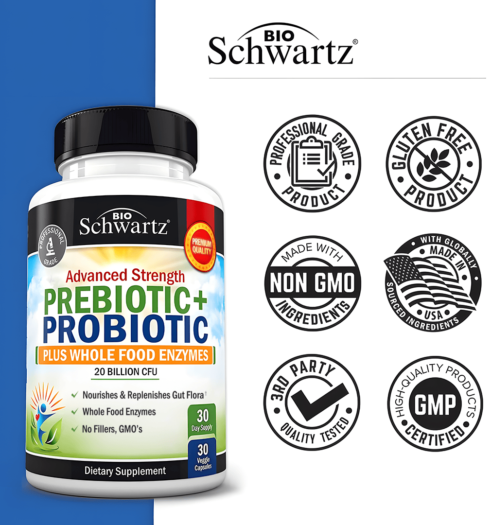 Prebiotic + Probiotic Capsules, 30ct
