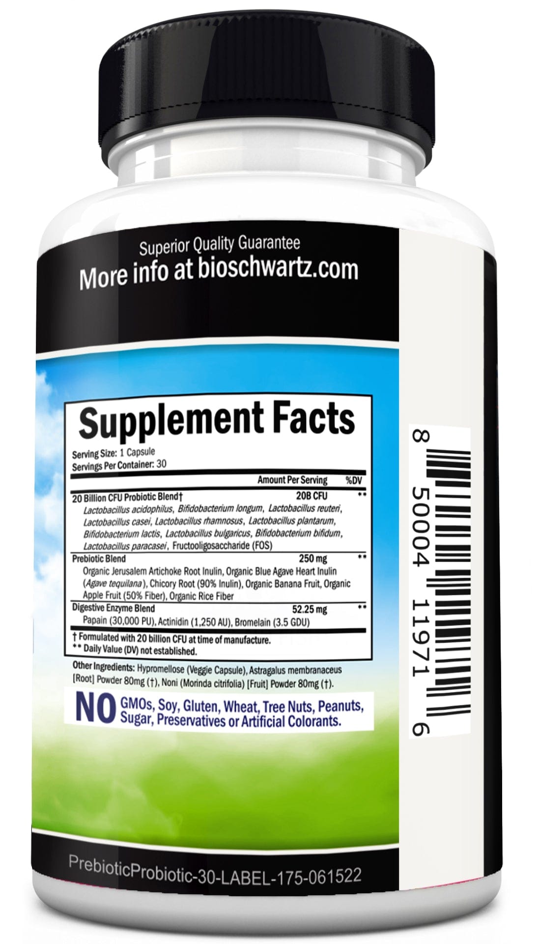 Prebiotic + Probiotic Capsules, 30ct