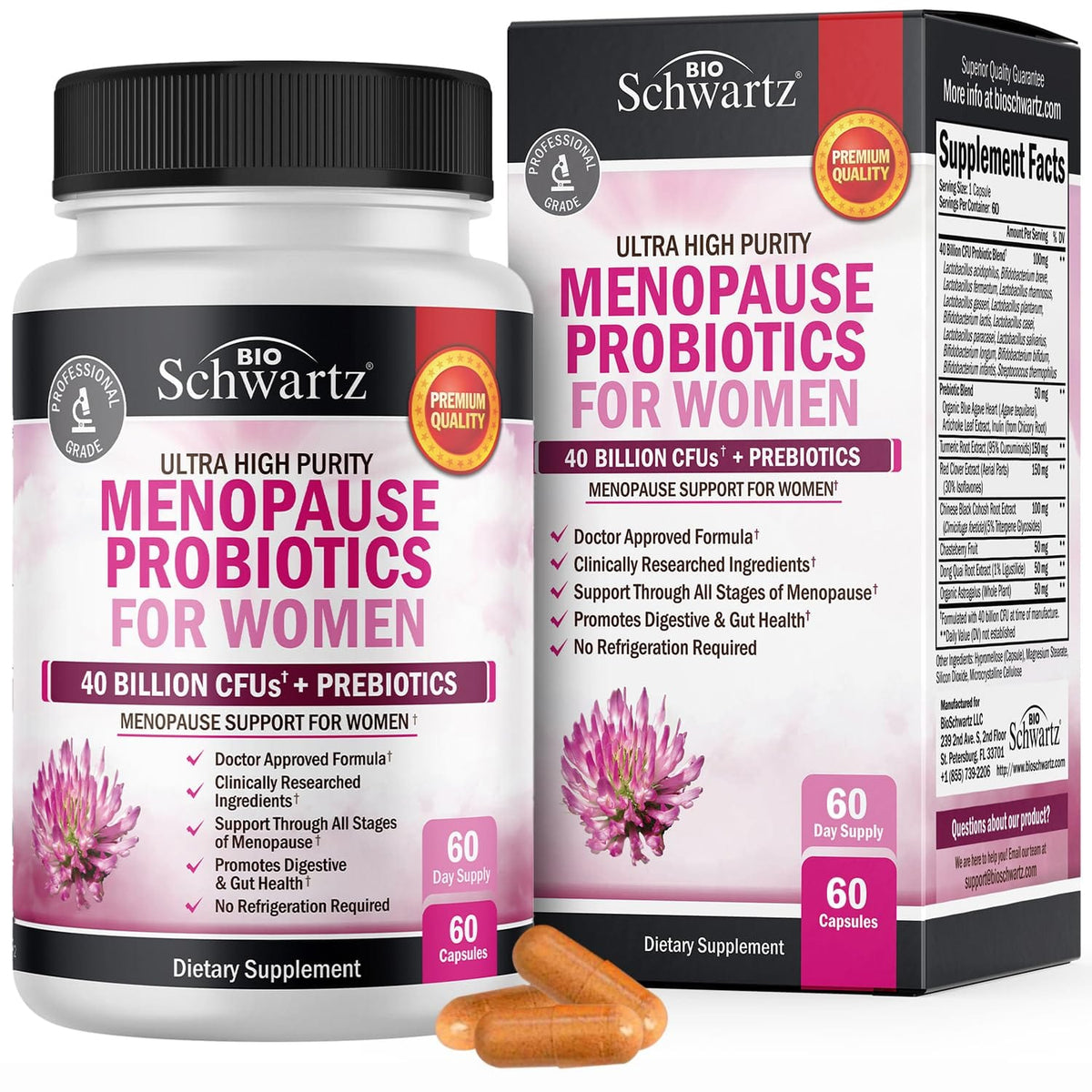 Women's Menopause Probiotic Capsules