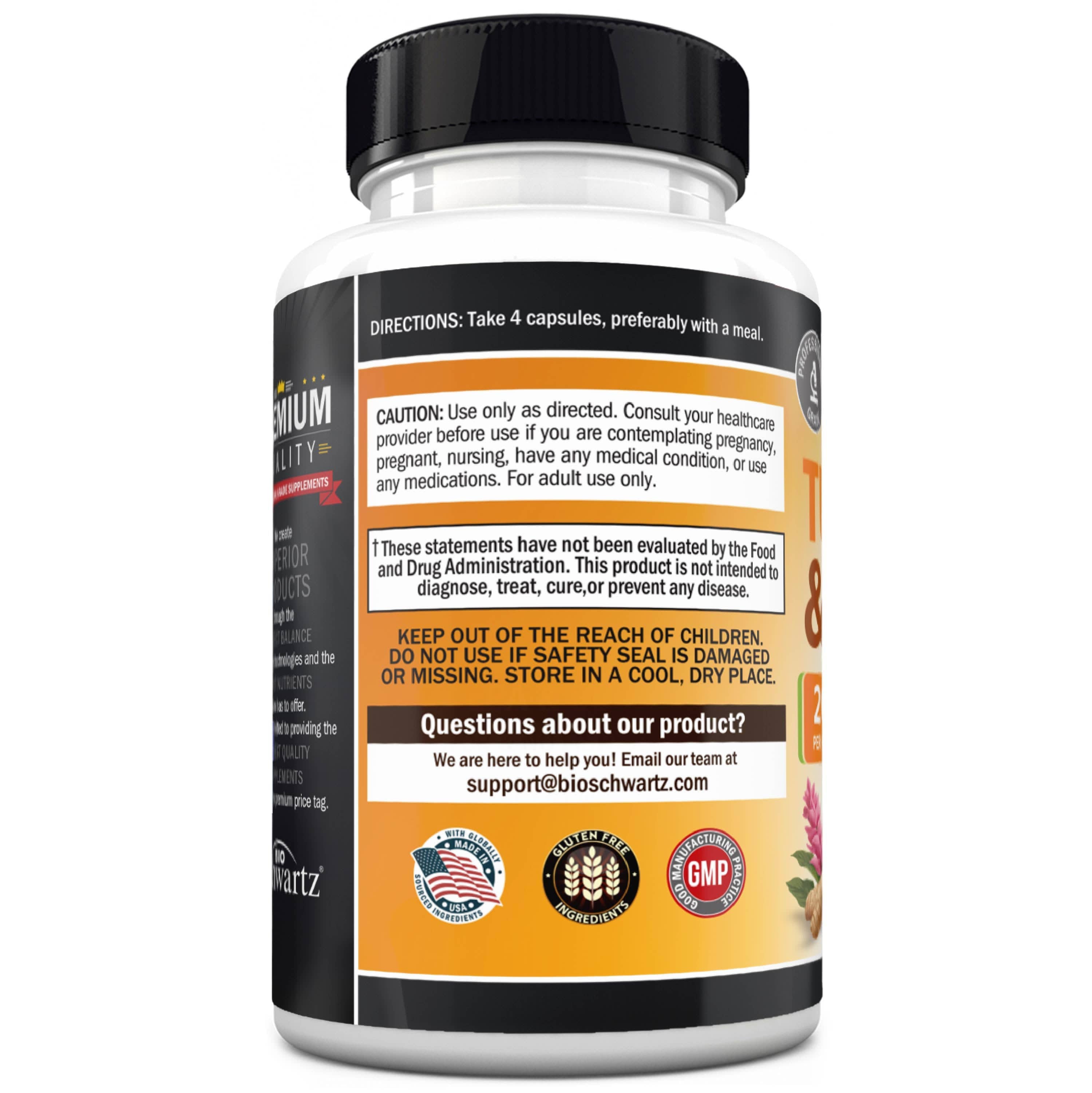 Turmeric & Ginger Capsules, 160ct