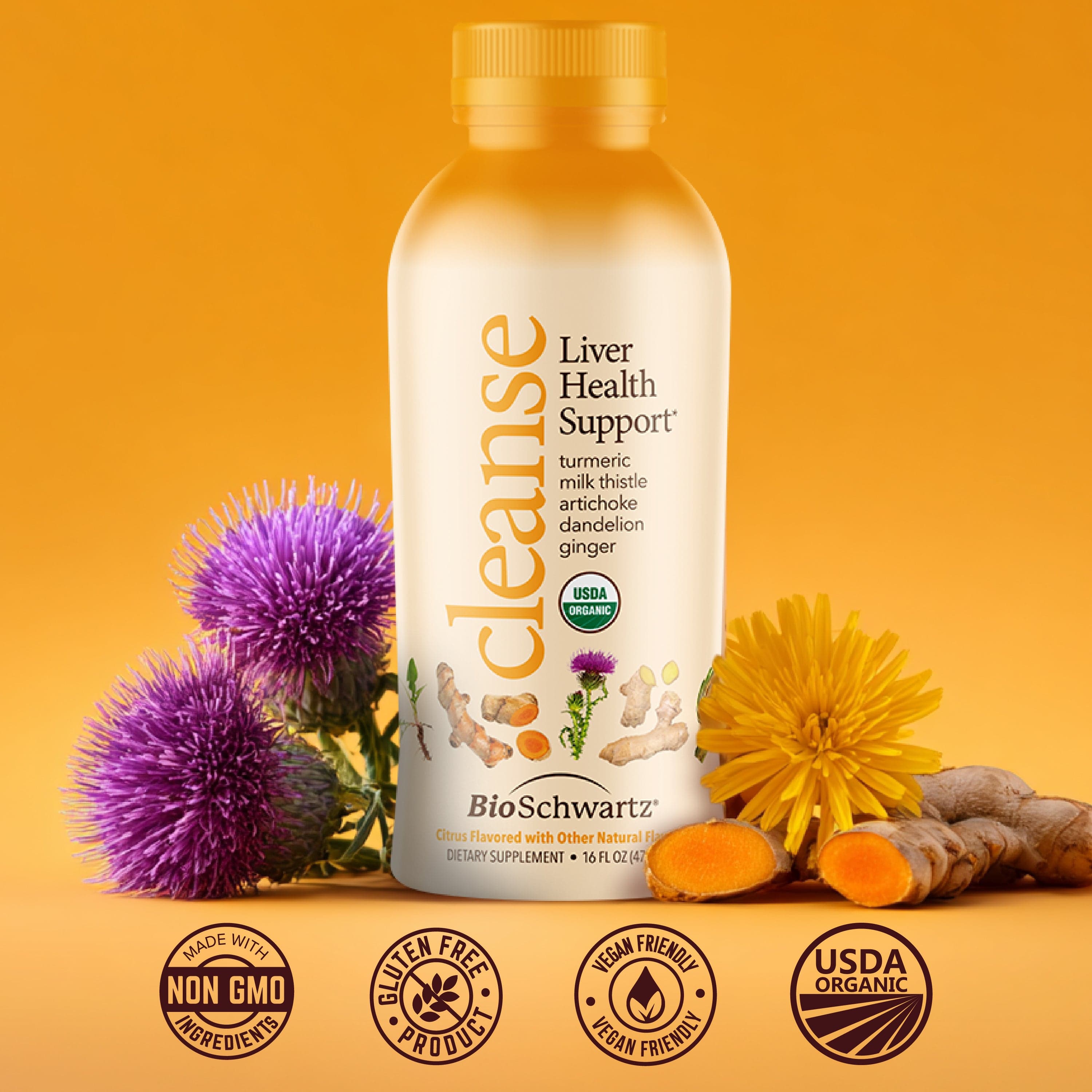 Organic Liquid Turmeric Cleanse, 16oz