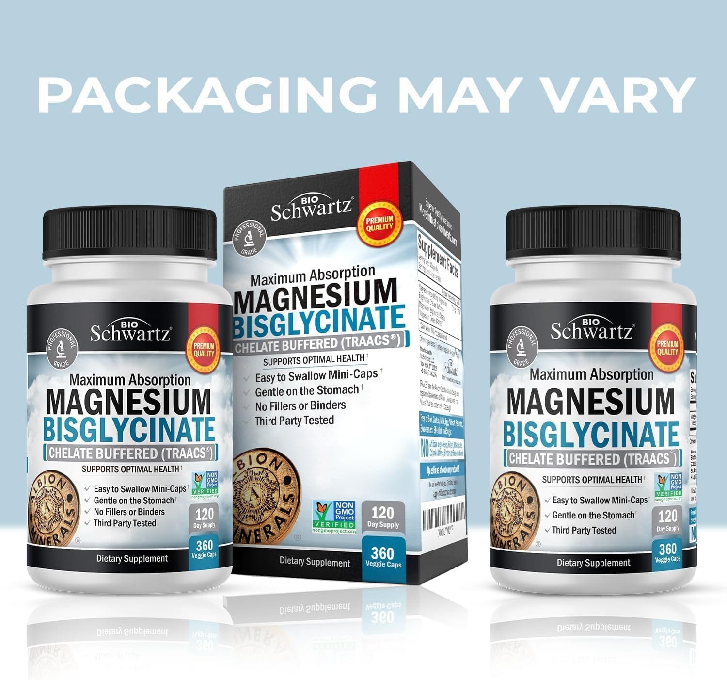 Magnesium Bisglycinate Capsules, 360ct