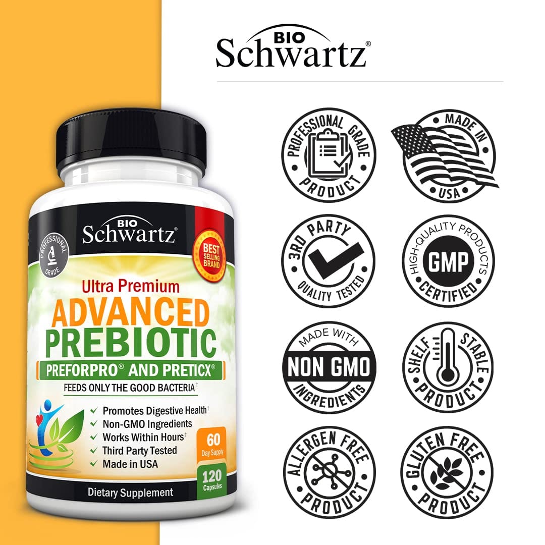 Advanced Prebiotic Capsules, 120ct
