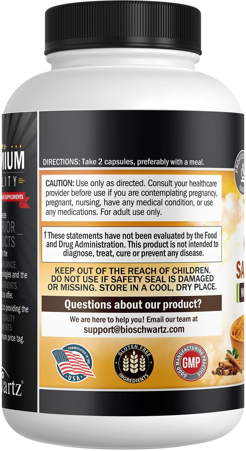 Turmeric Cinnamon Capsules, 60ct