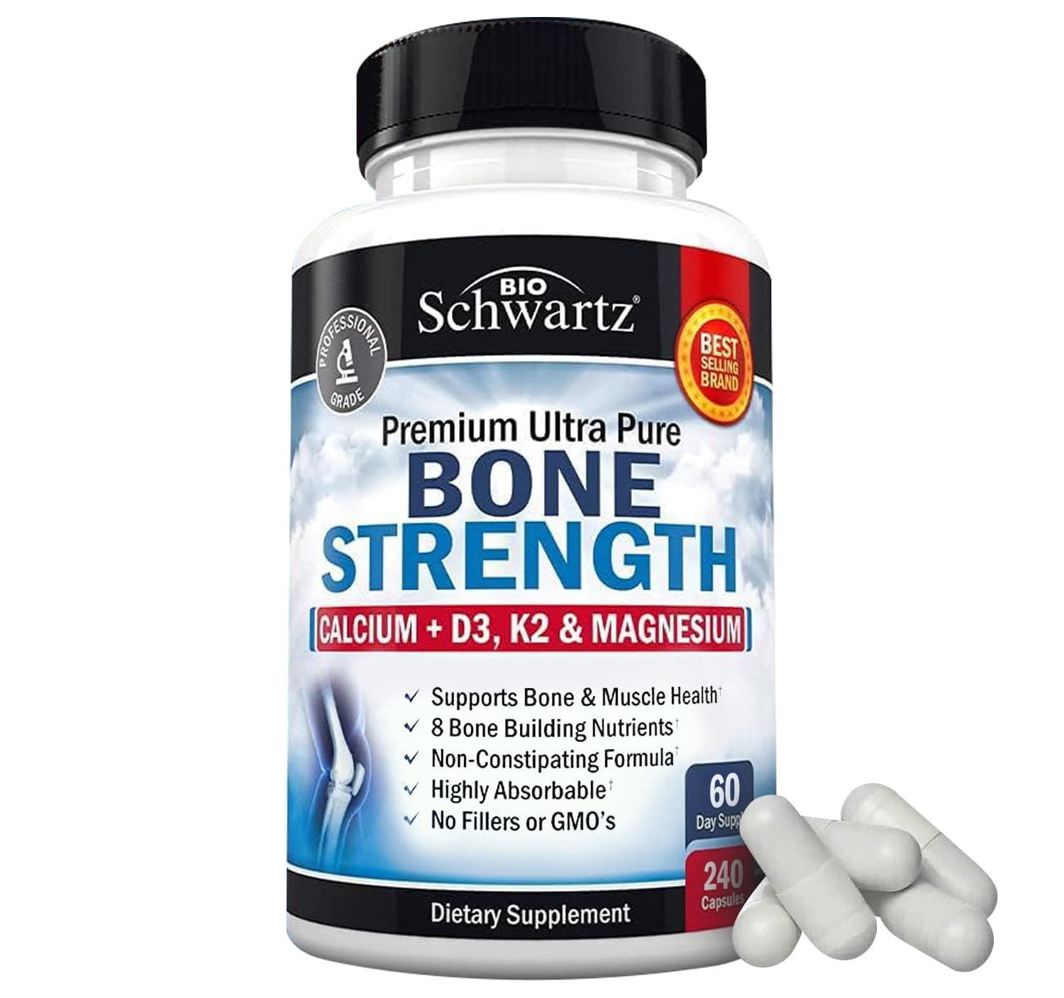Bone Strength Capsules, 240ct