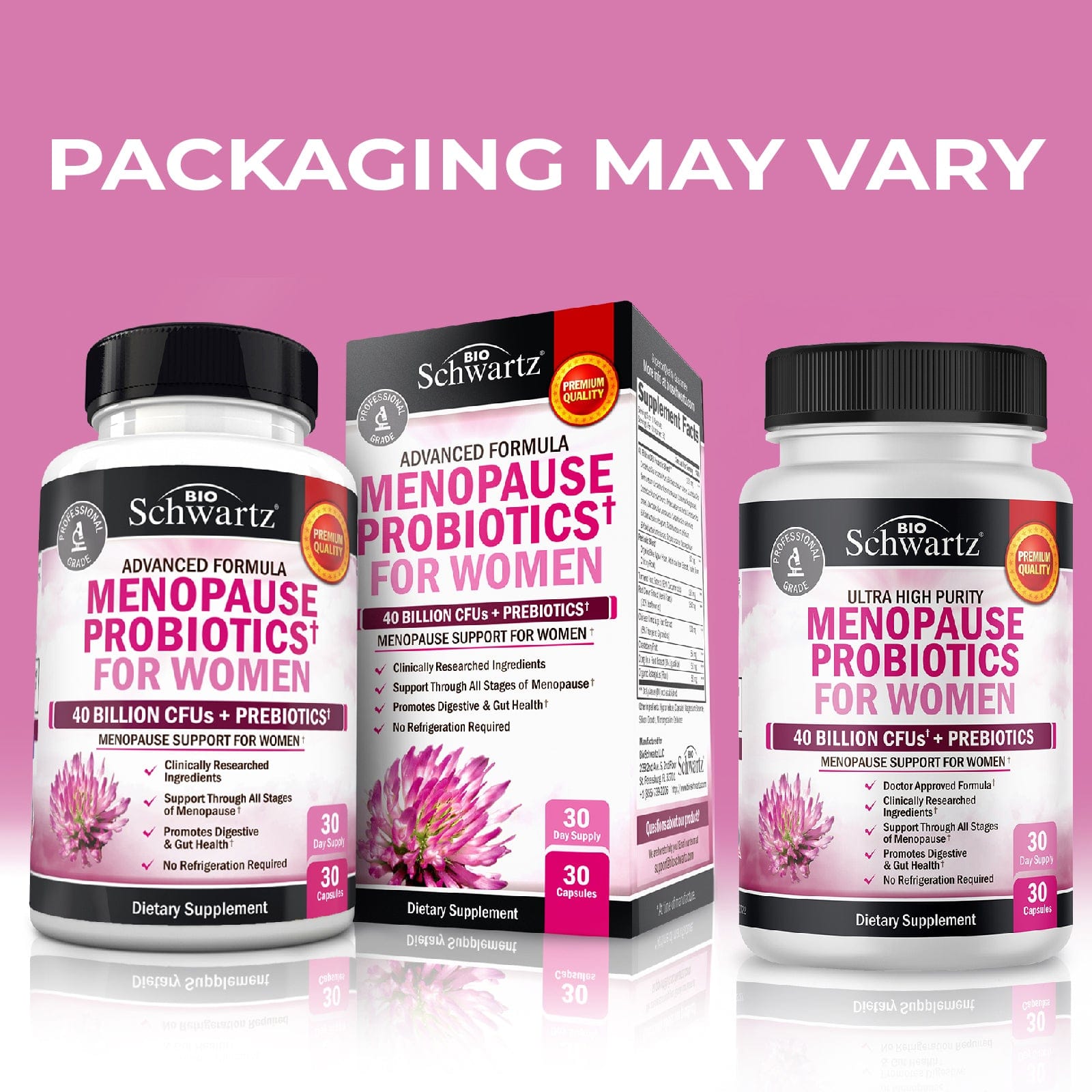 Women's Menopause Probiotic Capsules, 30ct