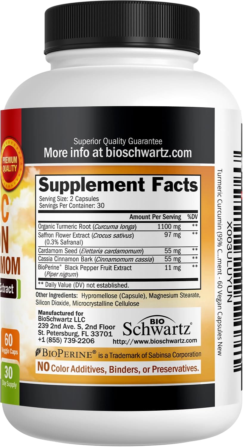 Turmeric Cinnamon Capsules, 60ct