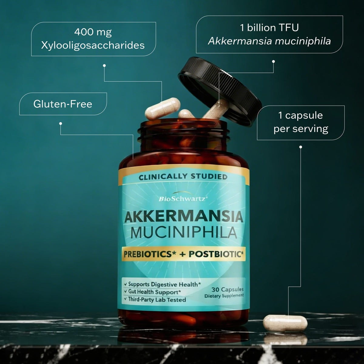 Akkermansia 1B Capsules