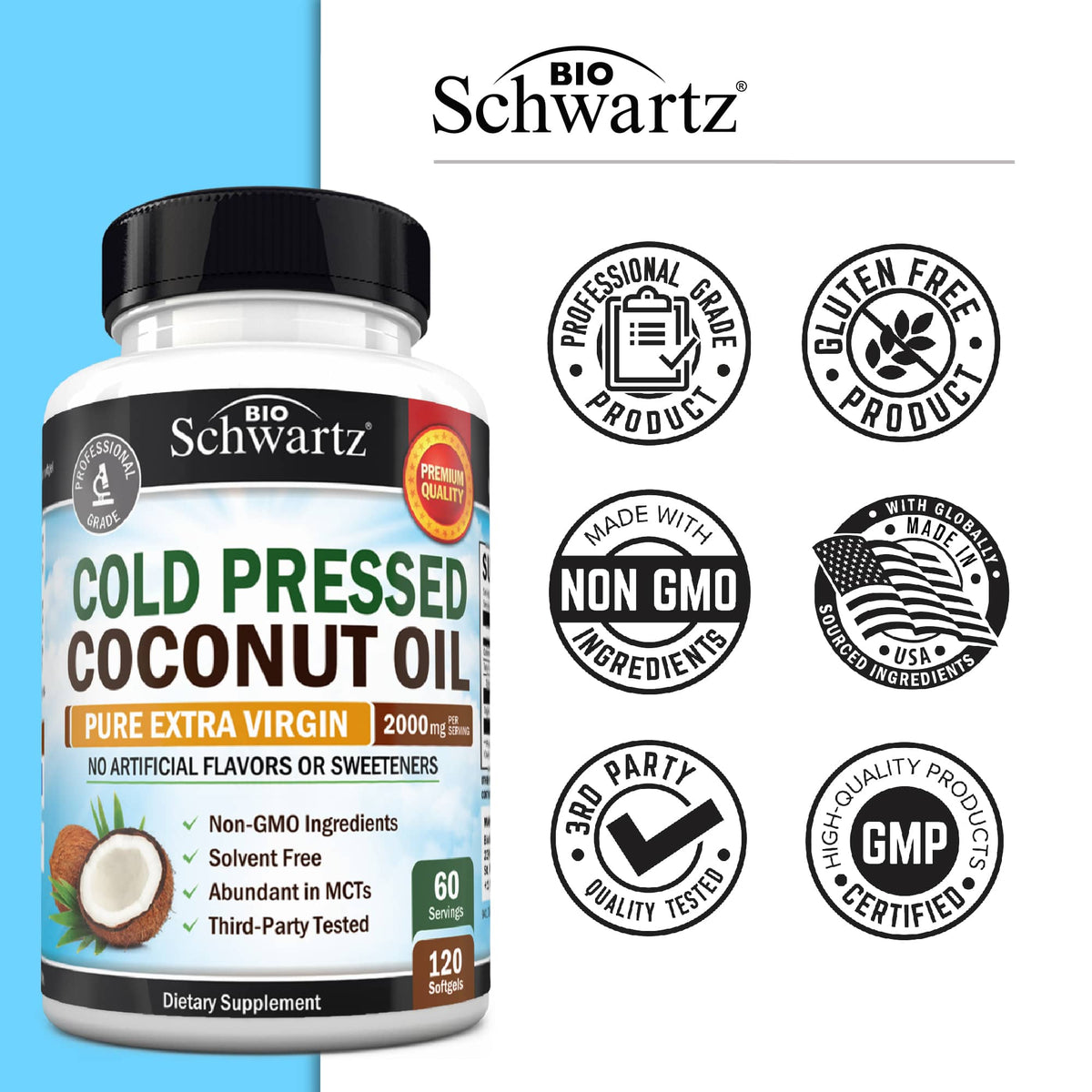Coconut Oil Softgels