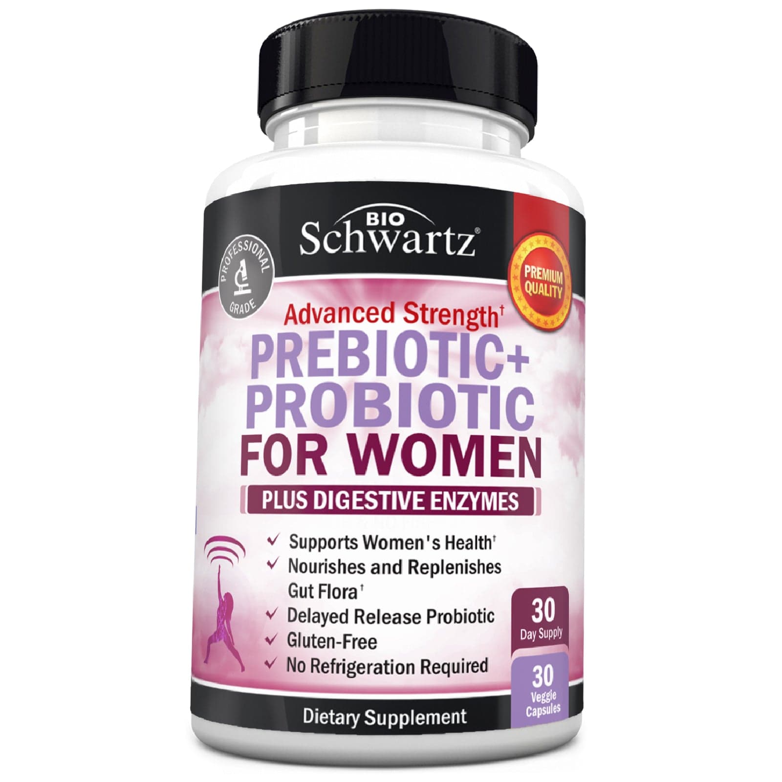 Women's Prebiotic + Probiotic Capsules, 30ct