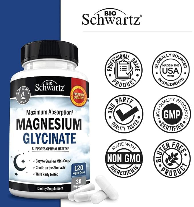 Magnesium Glycinate Capsules, 120ct