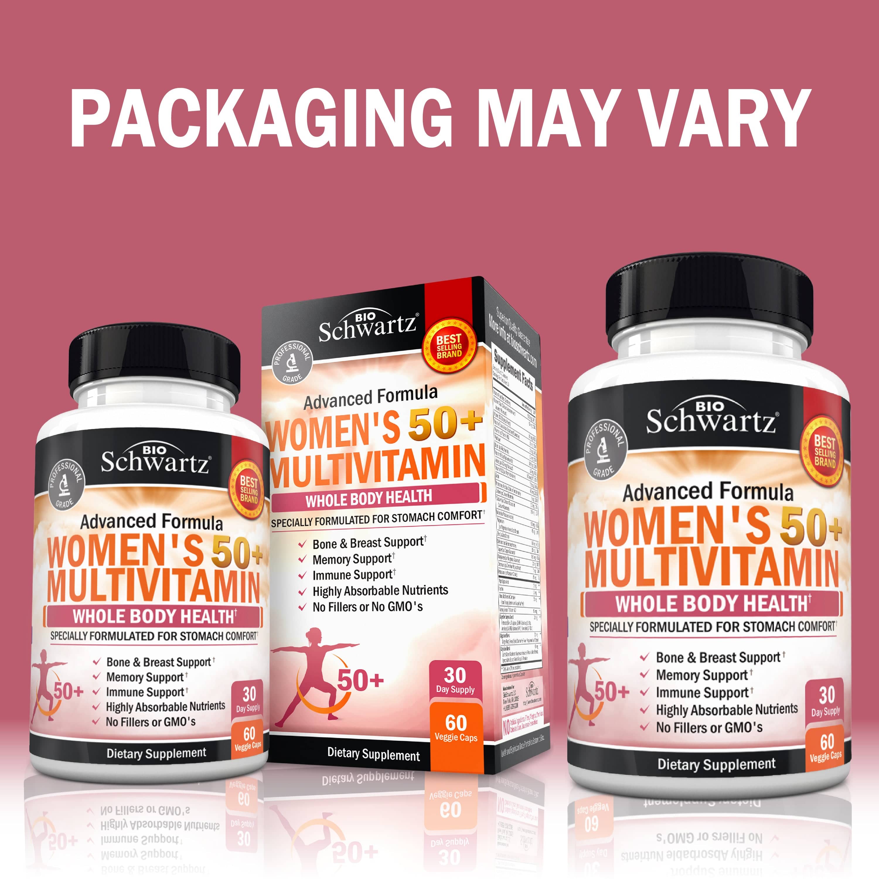 Women's 50+ Multivitamin Capsules, 60ct