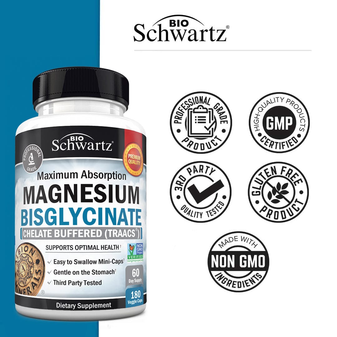 Magnesium Bisglycinate Capsules, 180ct