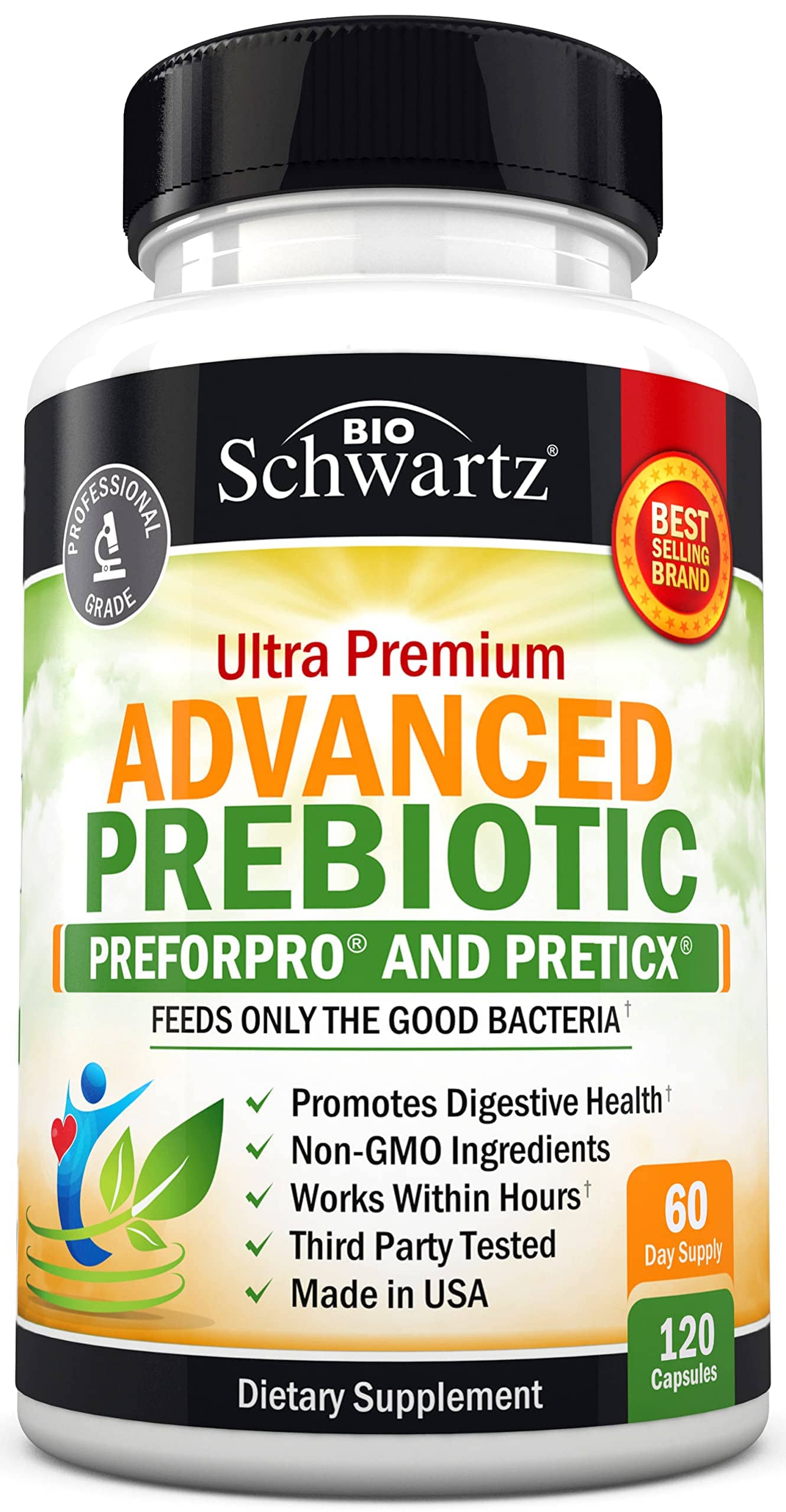 Advanced Prebiotic Capsules, 120ct