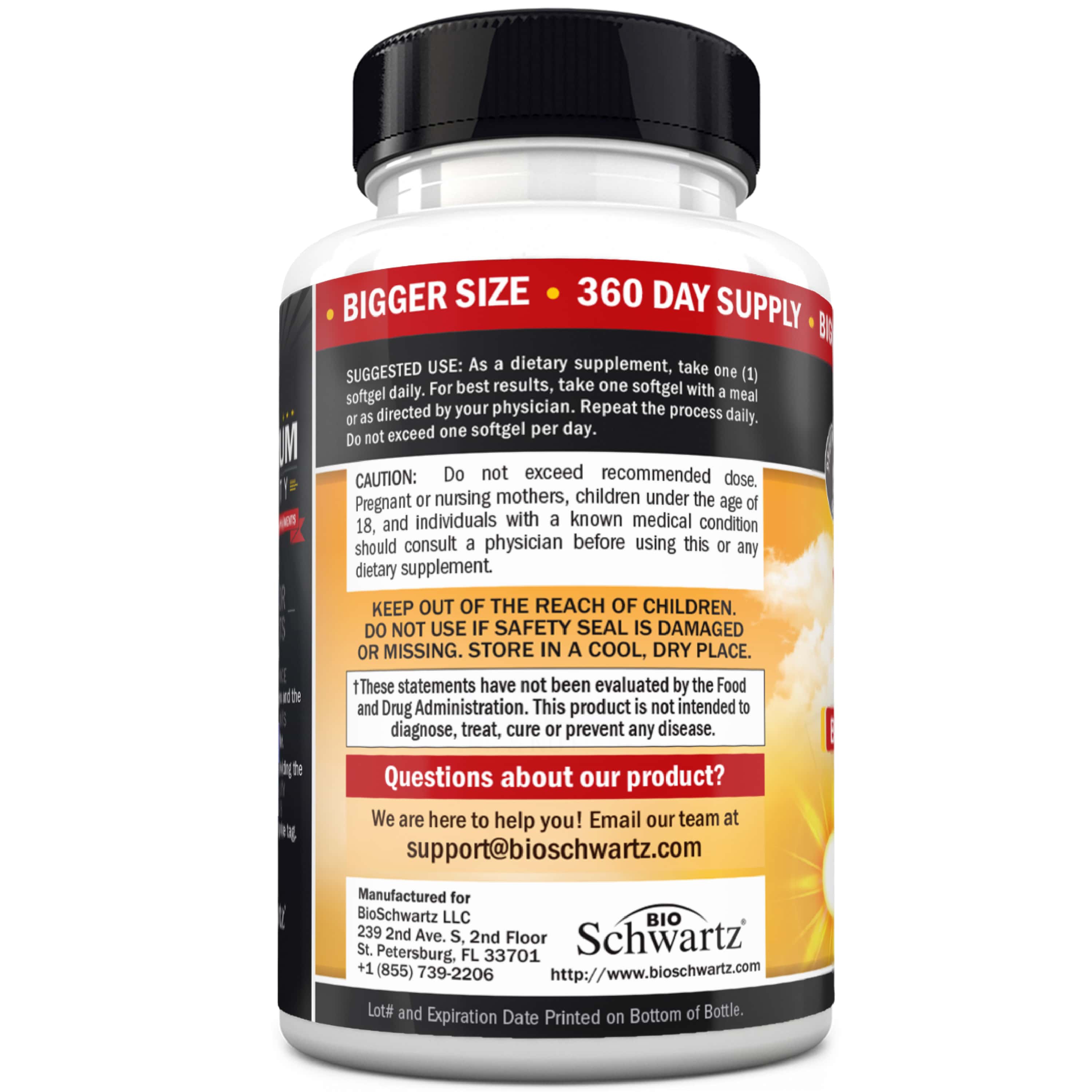 Vitamin D3 5000IU Softgels, 360ct