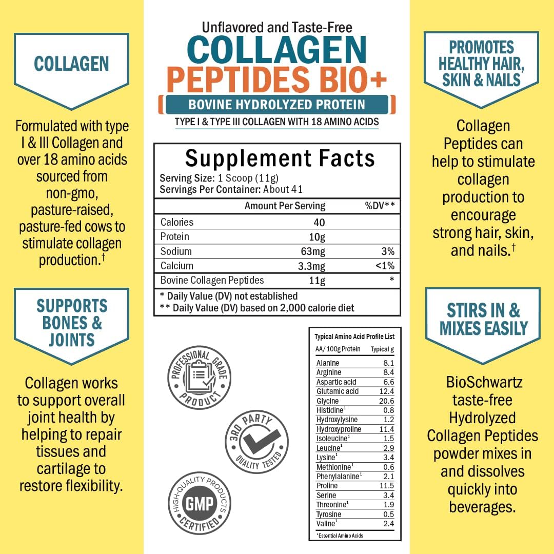 Collagen Peptides BIO+ Powder