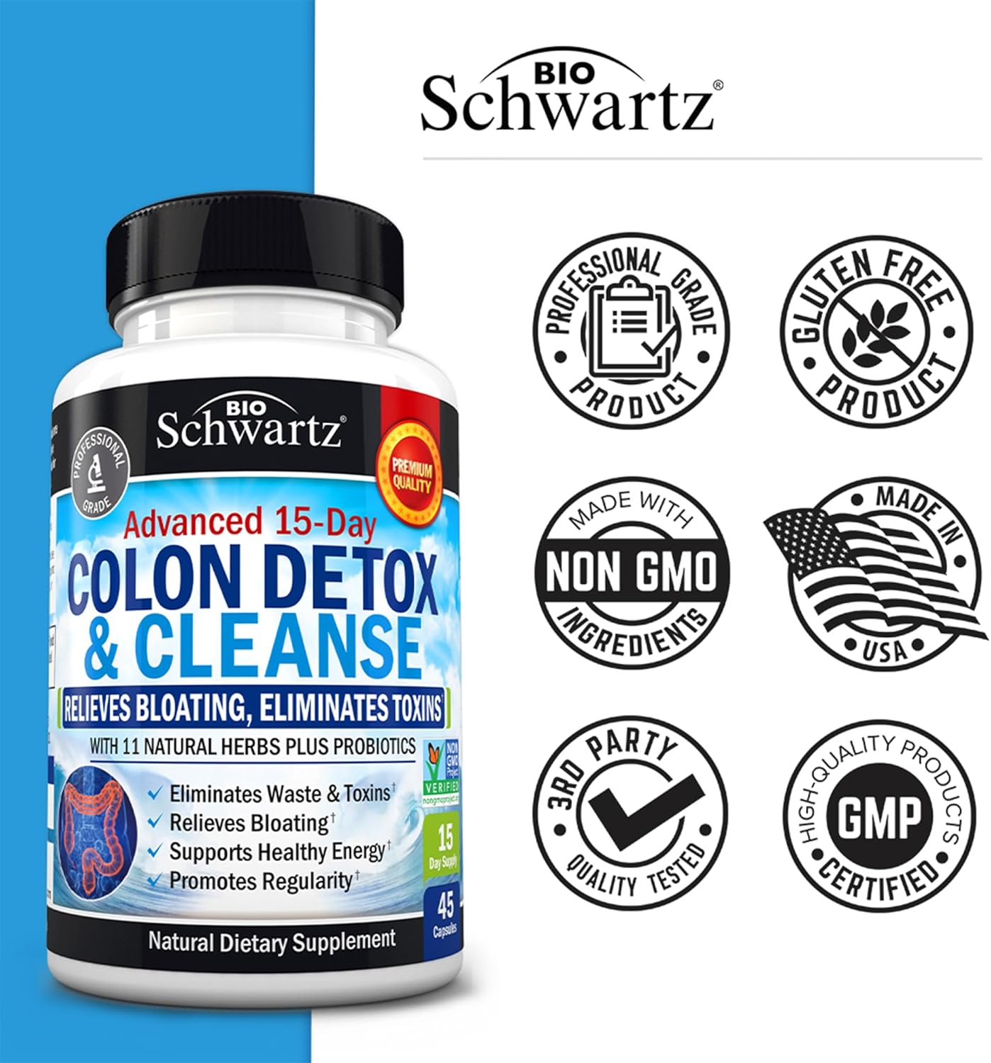 Colon Detox and Cleanse Capsules