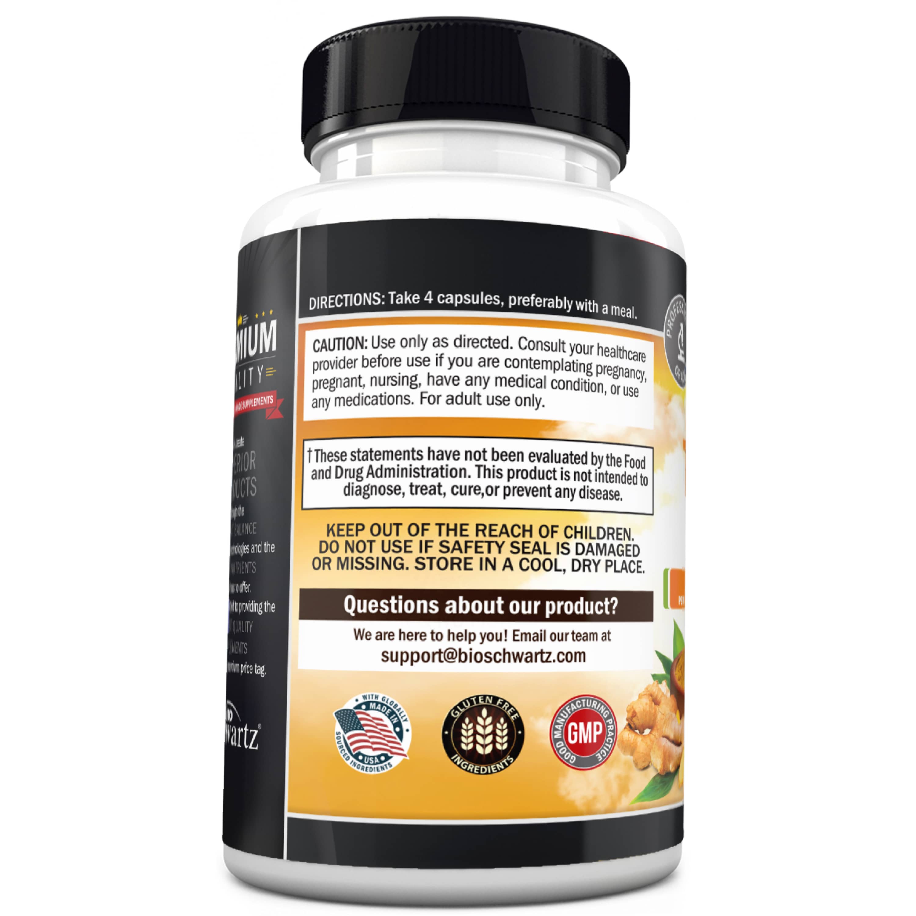 Turmeric & Ginger Capsules, 160ct