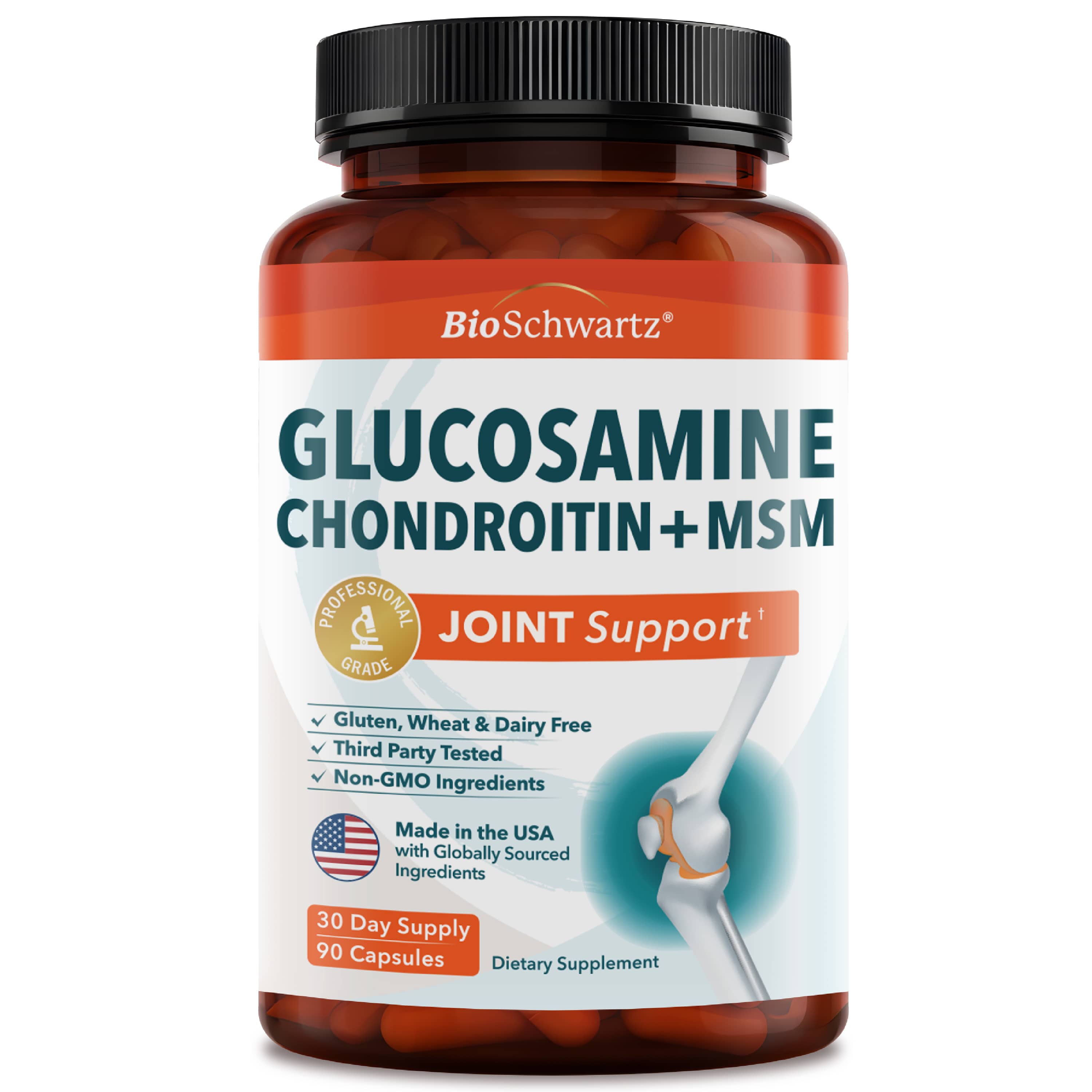 Glucosamine MSM-Chondroitin Capsules, 90ct
