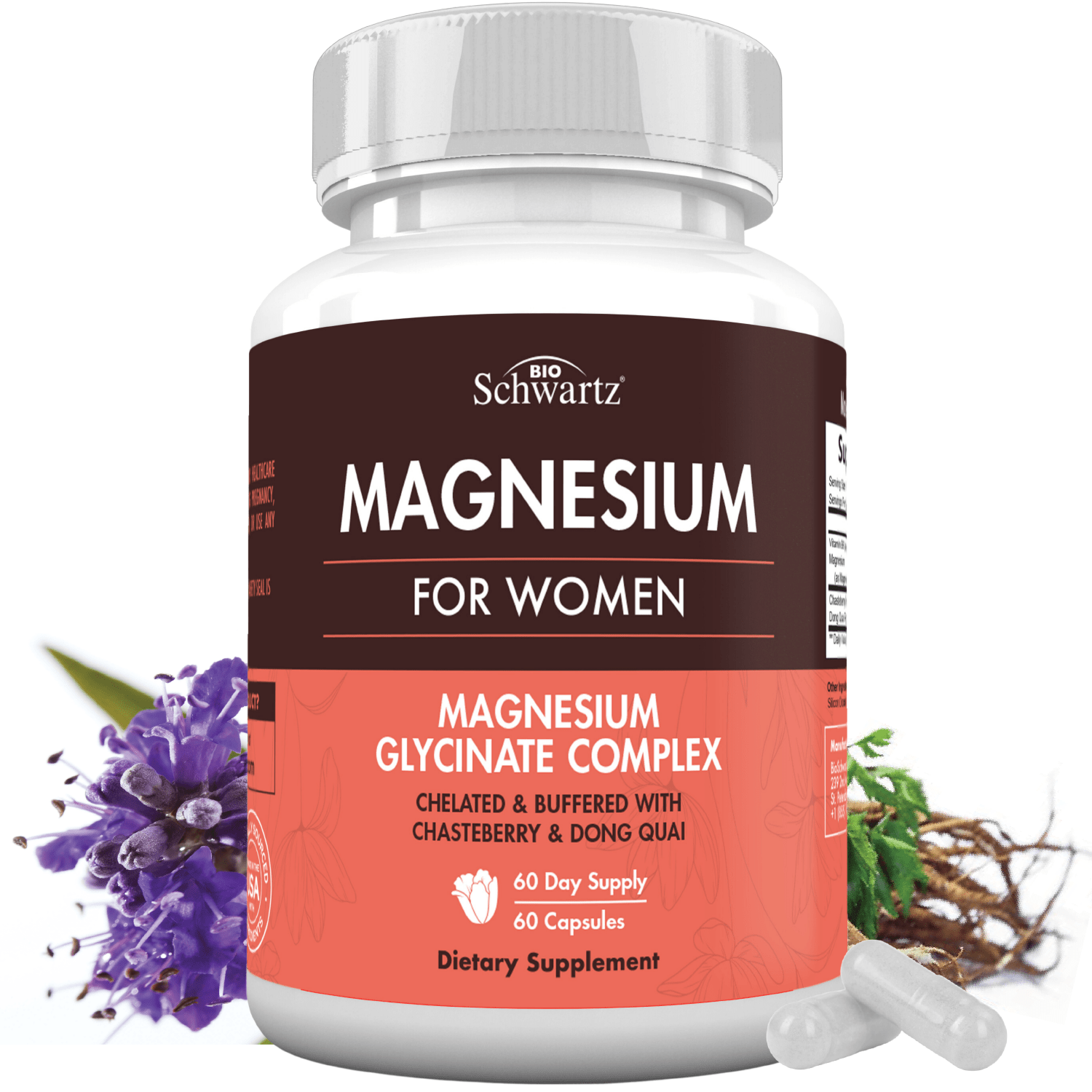 Magnesium for Women - 4 in 1 Magnesium Supplement
