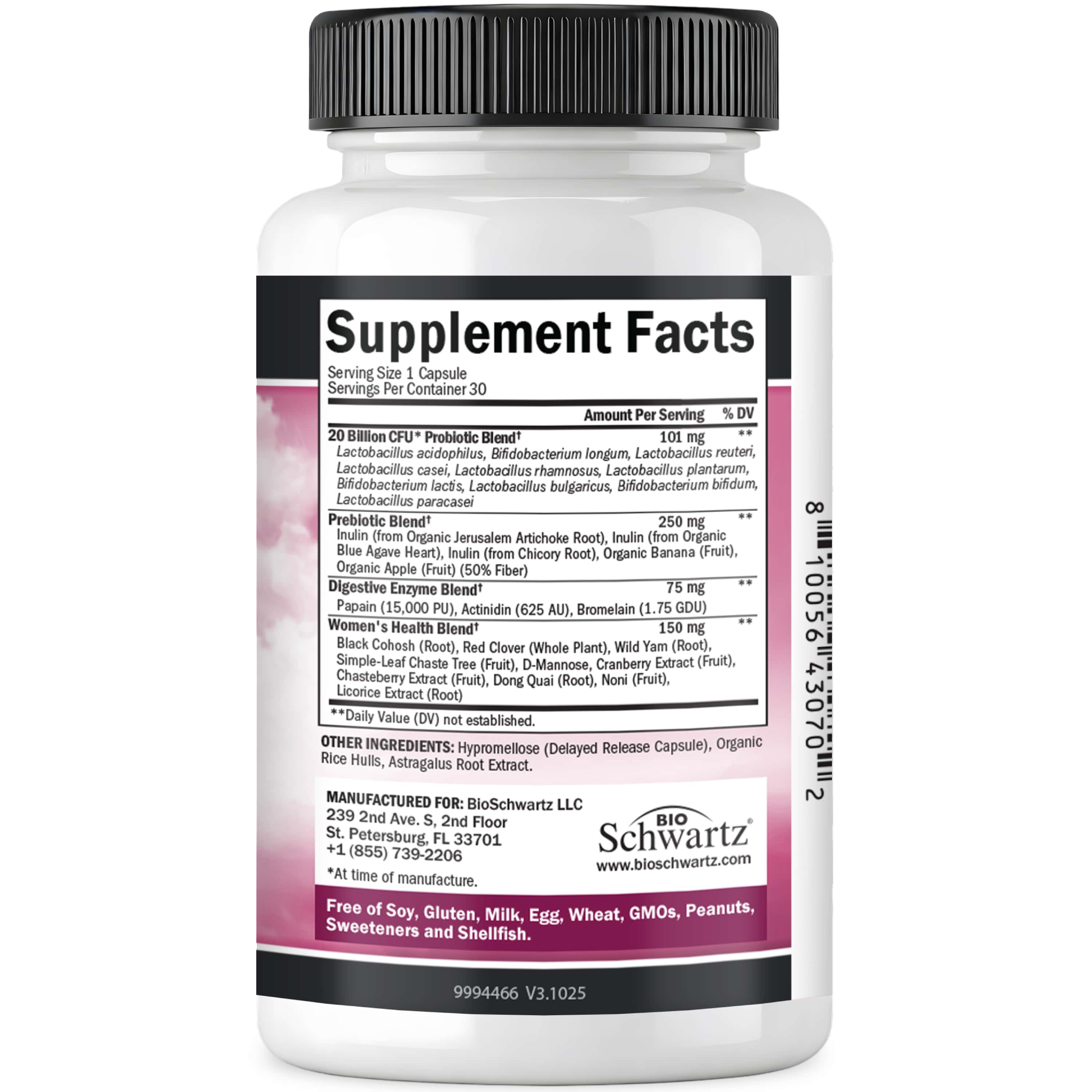 Women's Prebiotic + Probiotic Capsules, 30ct