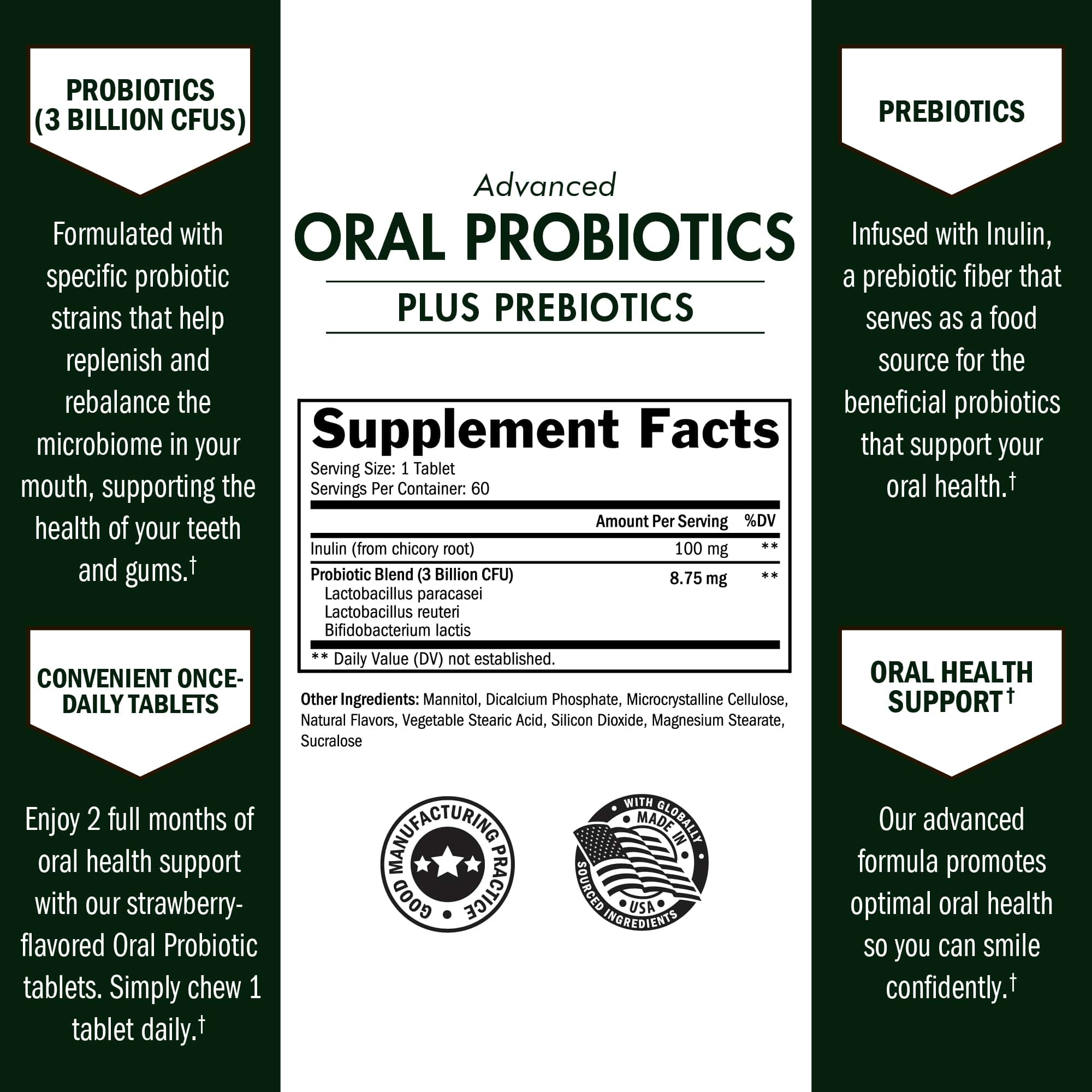 Oral Probiotic, Strawberry