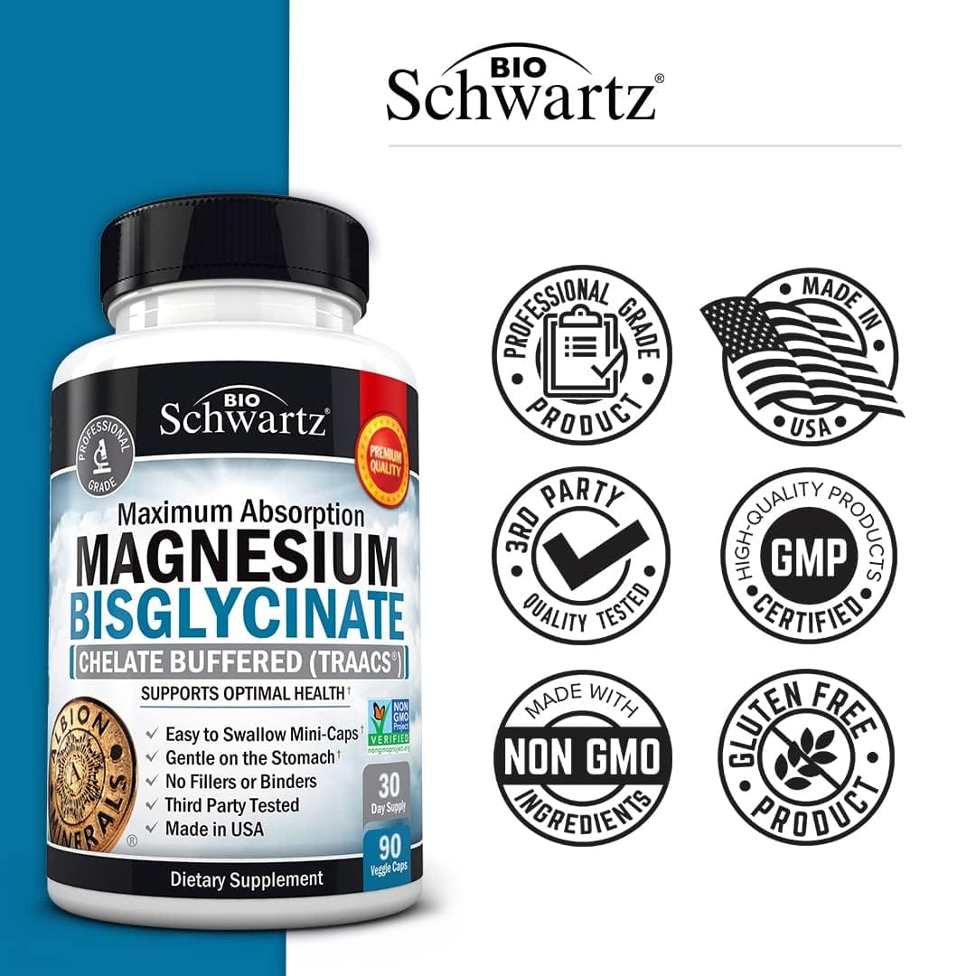 Magnesium Bisglycinate Capsules, 90ct