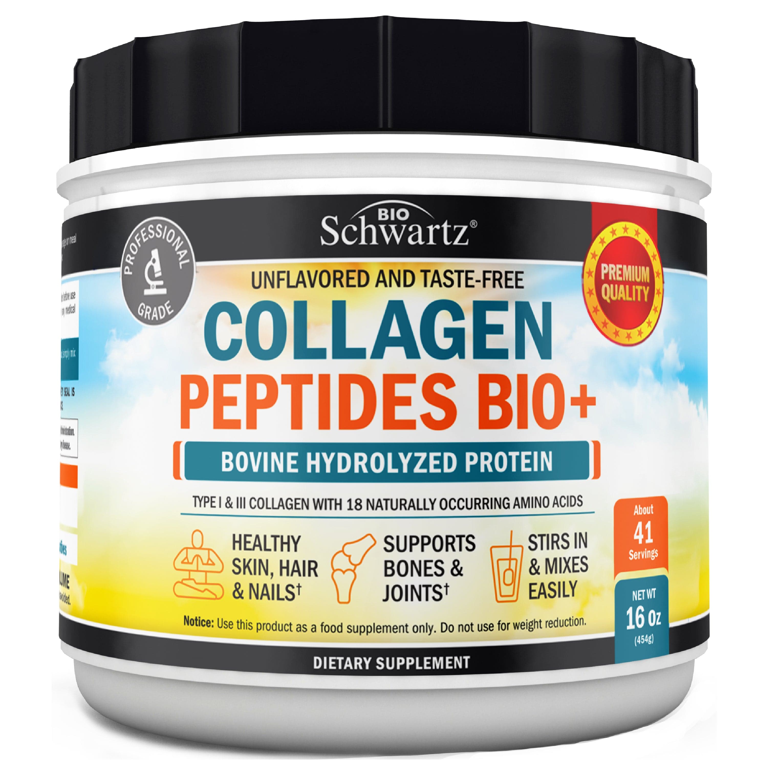 Collagen Peptides Powder, 16oz