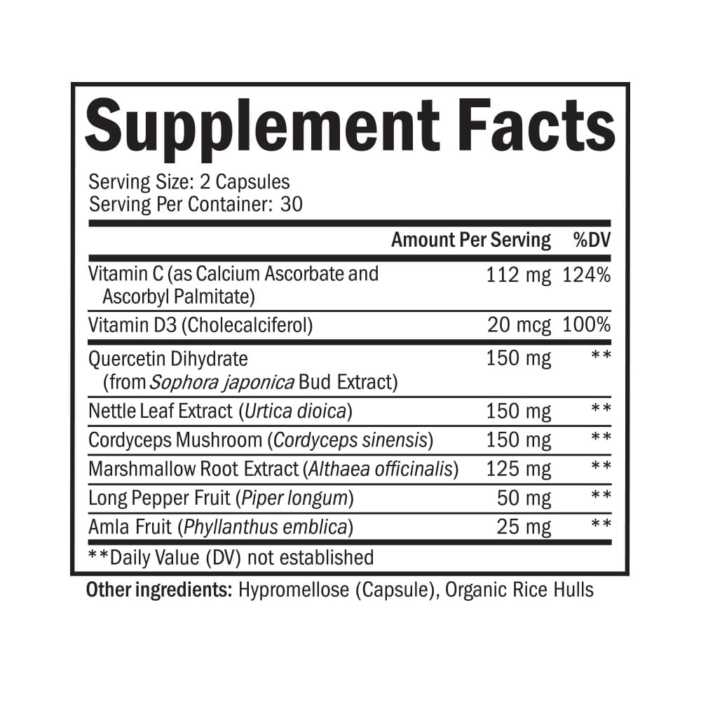 Respiratory Support Capsules, 60ct