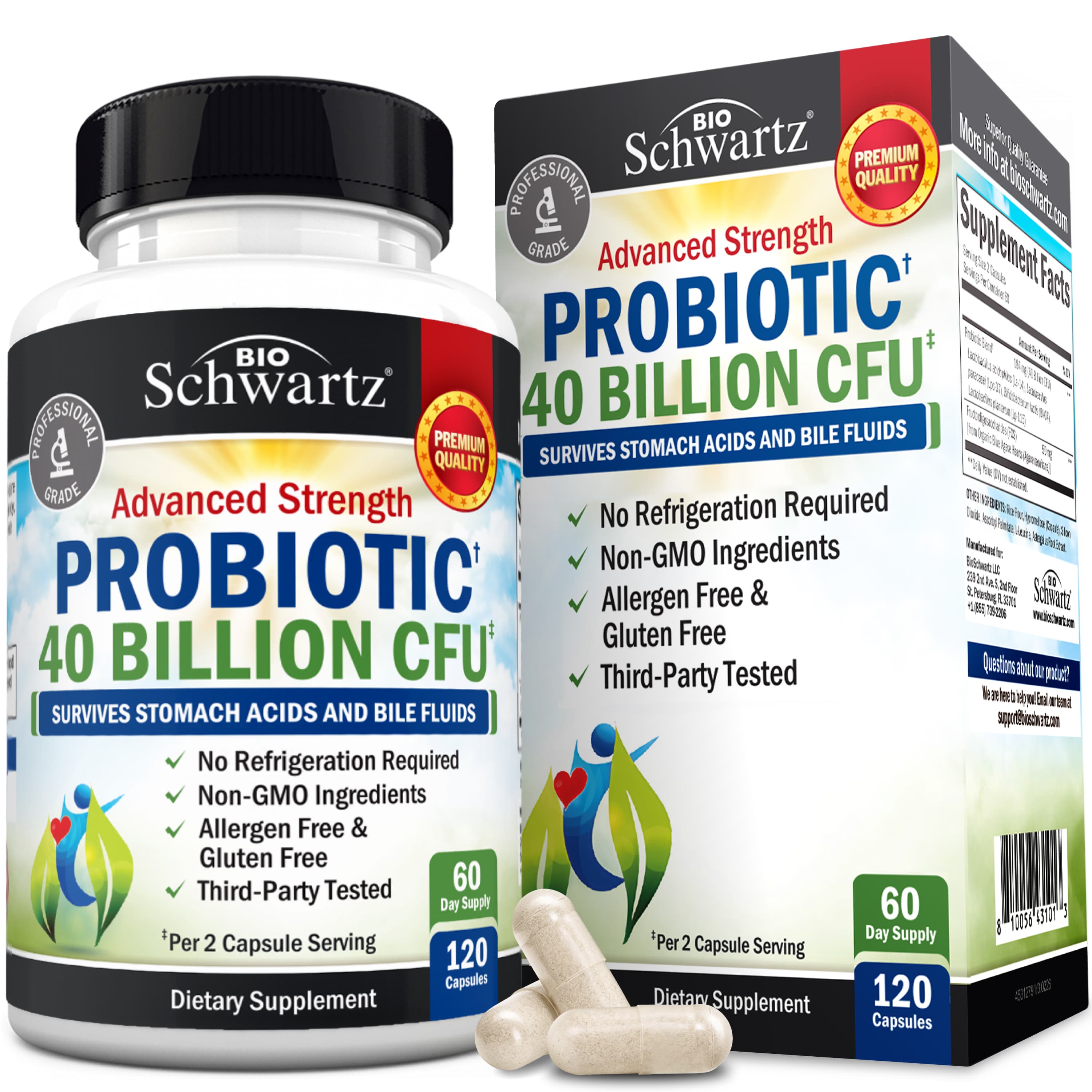 Probiotics 40 Billion CFU Capsules