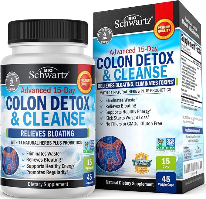 Colon Detox & Cleanser Capsules, 45ct