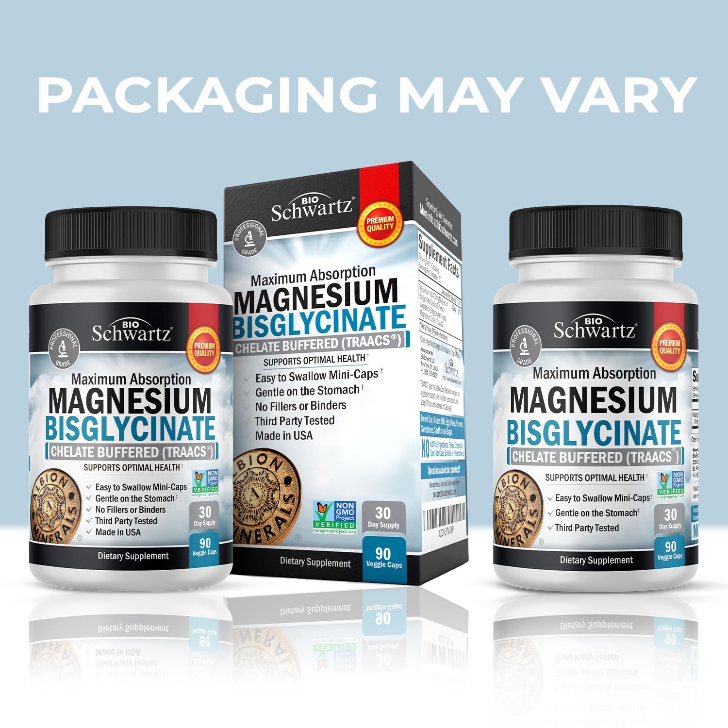 Magnesium Bisglycinate Capsules, 90ct
