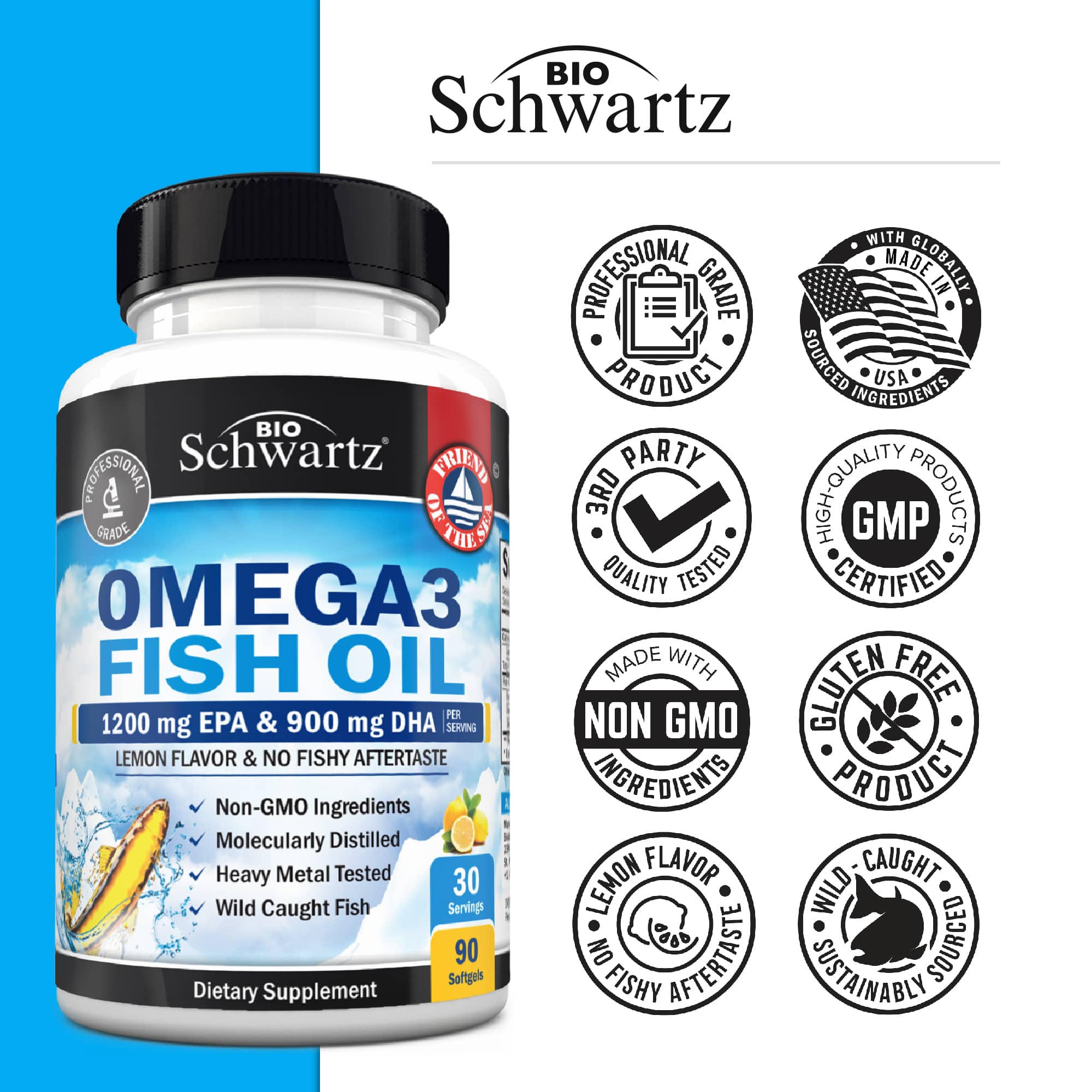Omega 3 Fish Oil Softgels