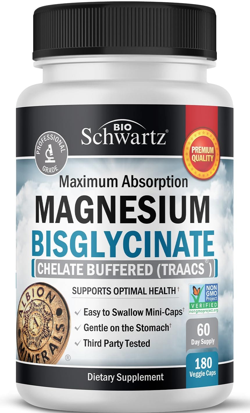 Magnesium Bisglycinate Capsules, 180ct