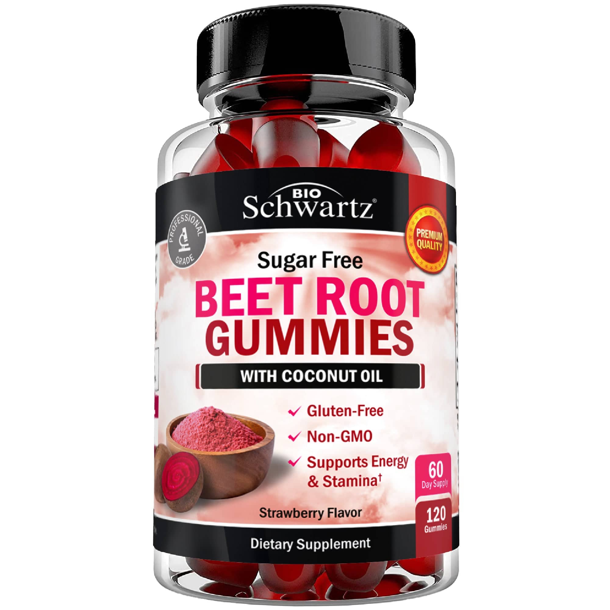 Sugar Free Beet Root Gummies, 120ct