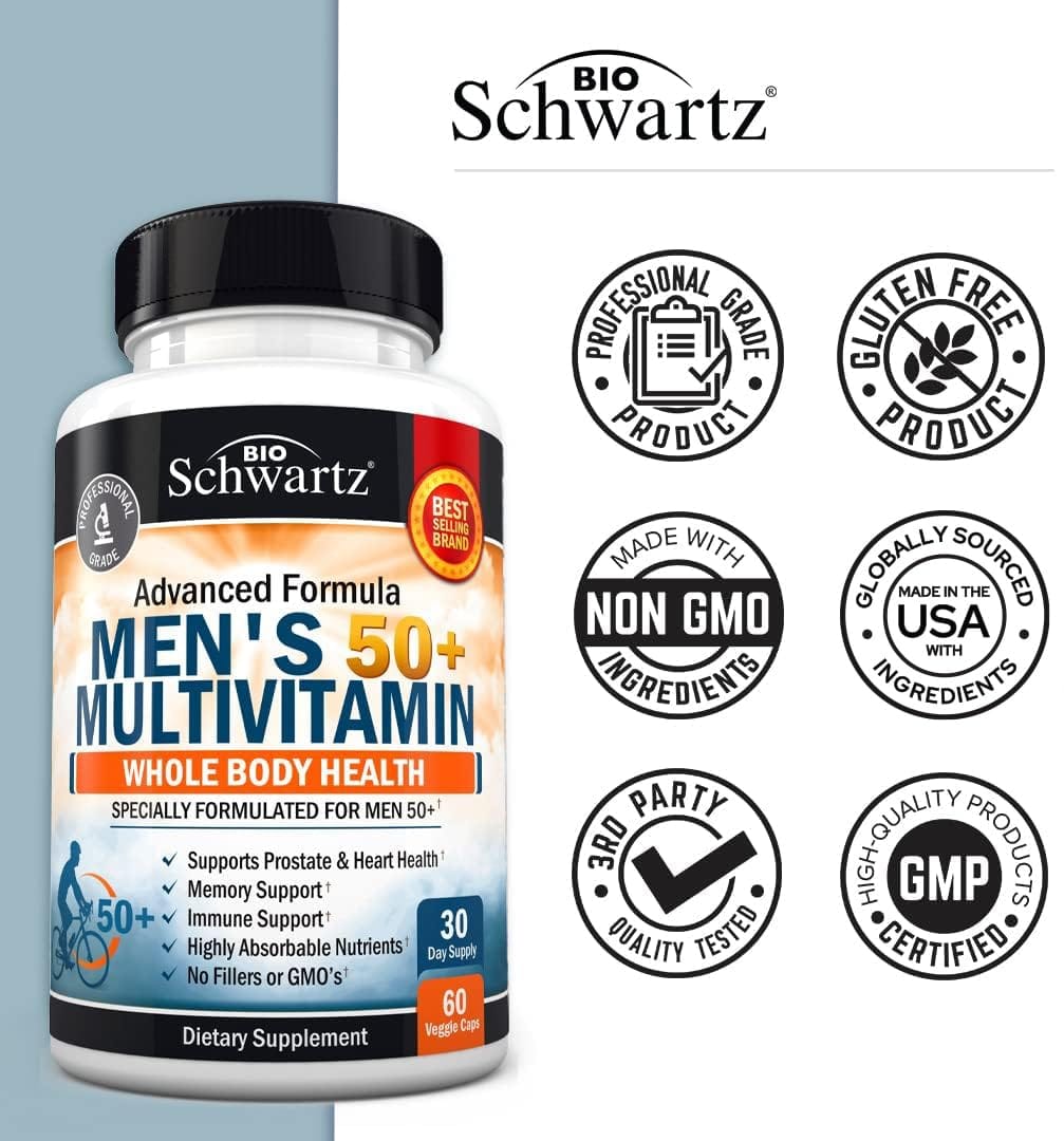 Men's 50+ Multivitamin Capsules, 60ct