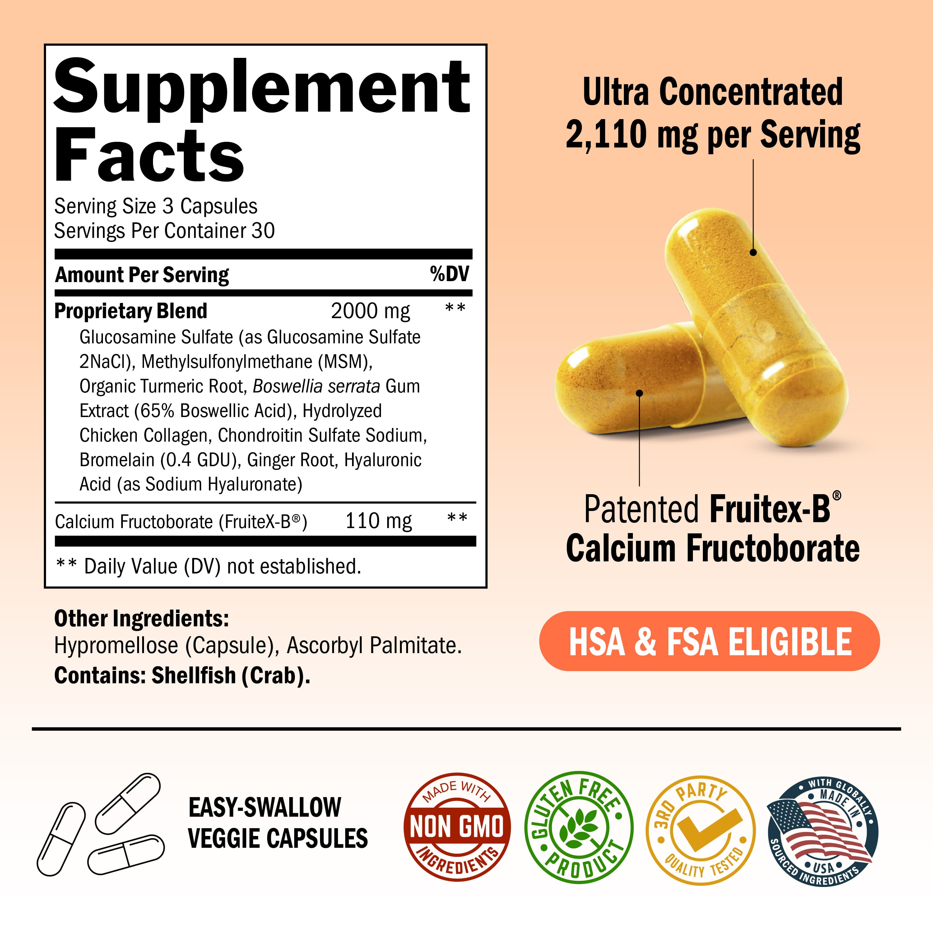 Glucosamine MSM-Chondroitin Capsules