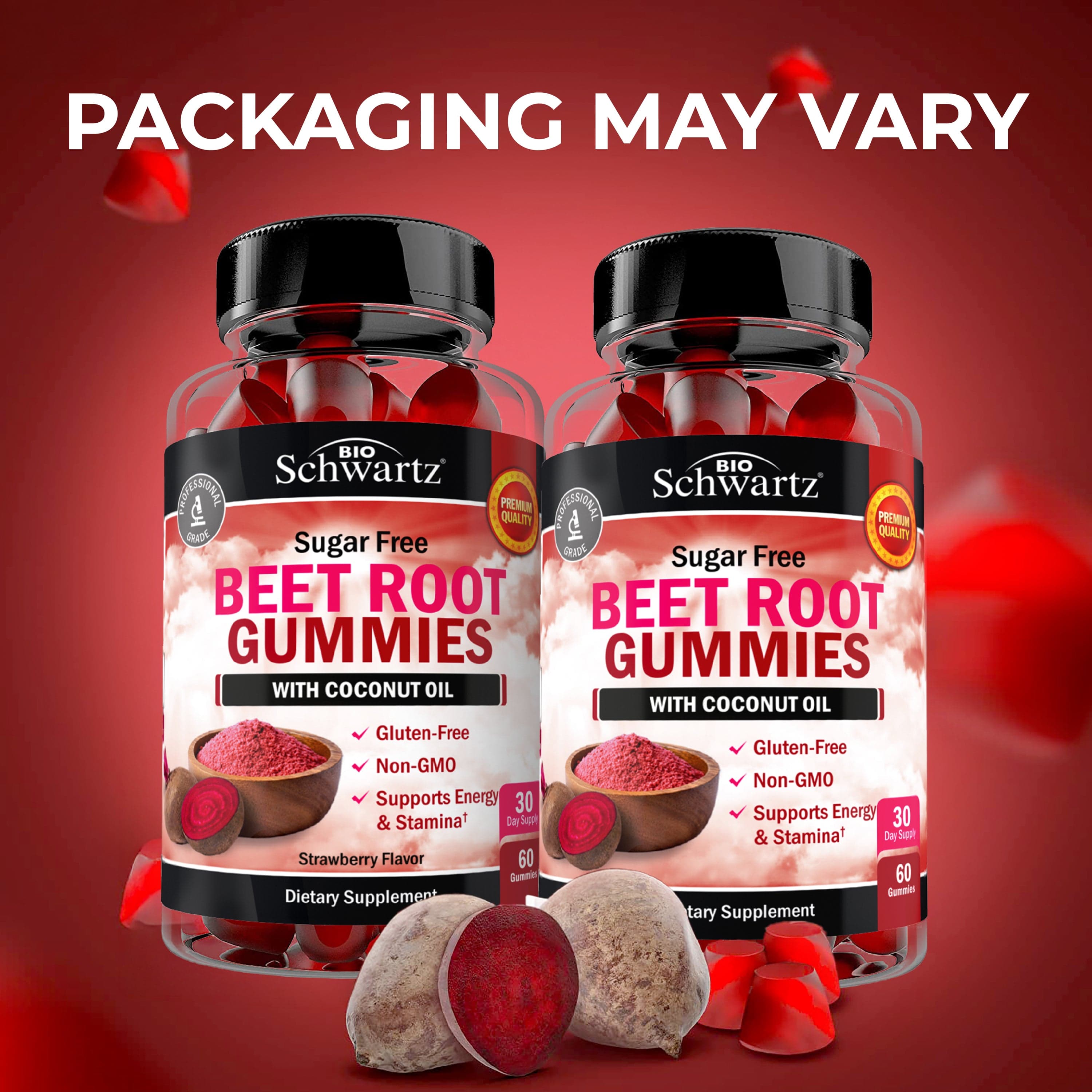 Sugar Free Beet Root Gummies, 60ct