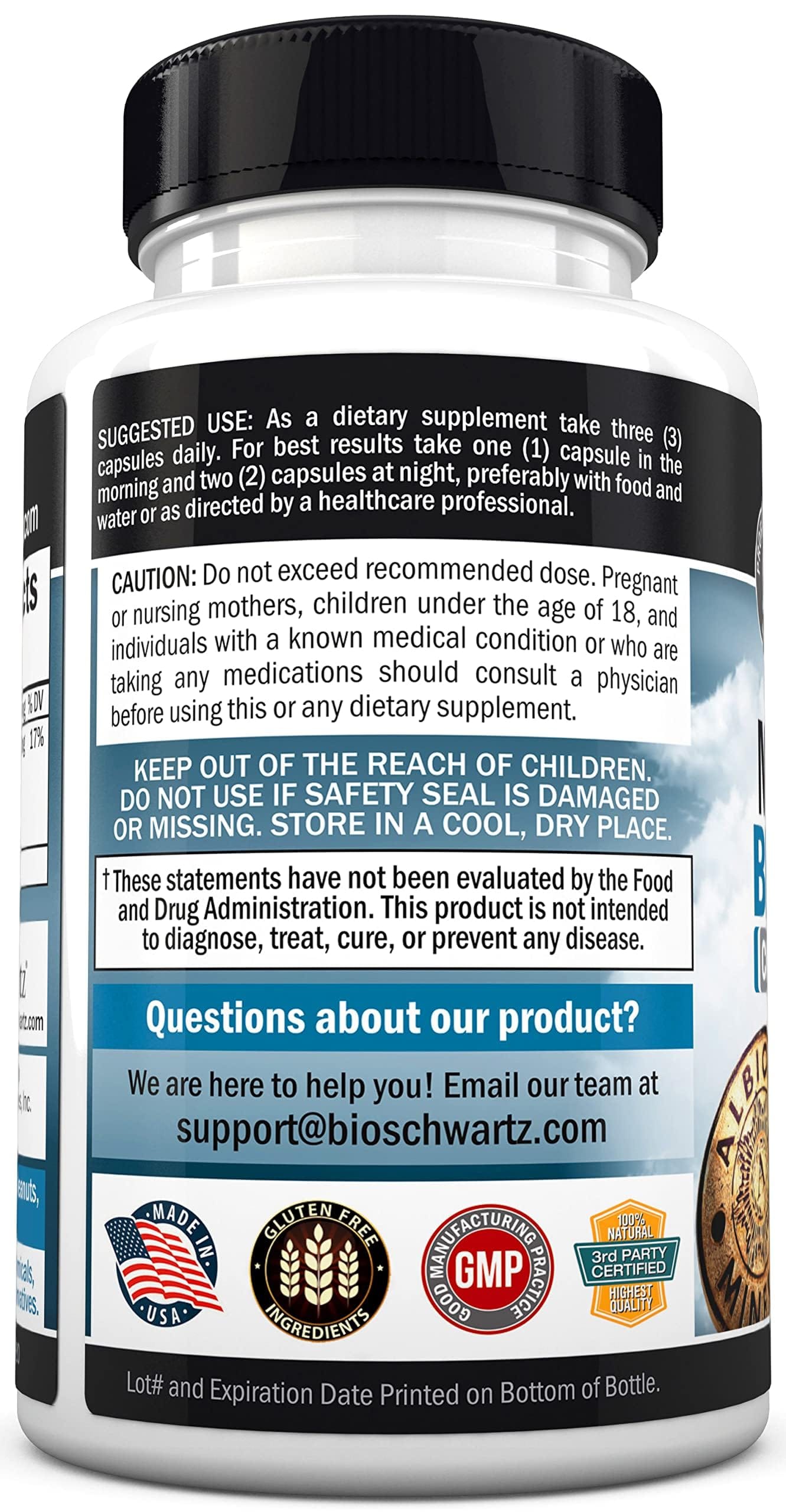 Magnesium Bisglycinate Capsules, 90ct