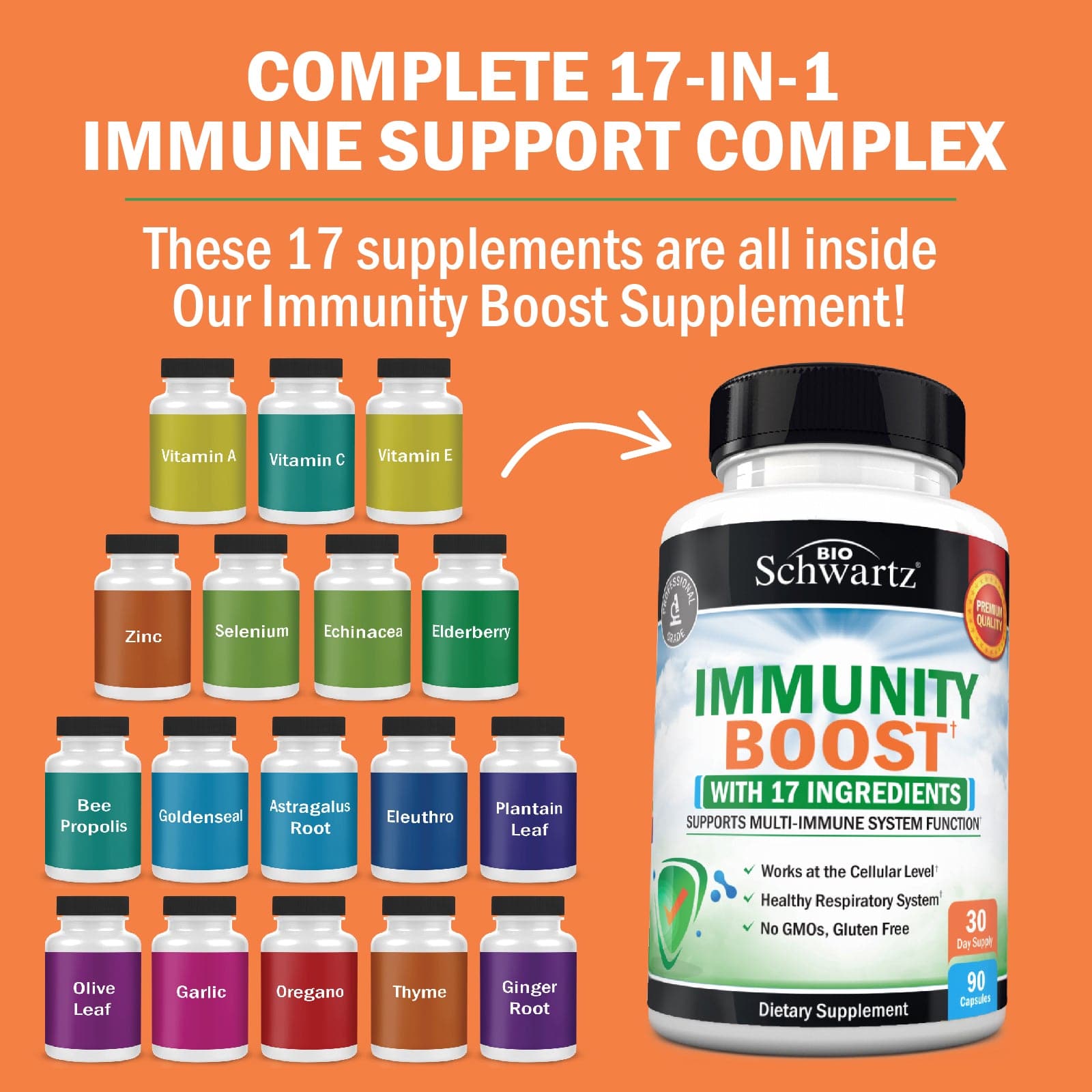 17-in-1 Immunity Boost Capsules, 90ct