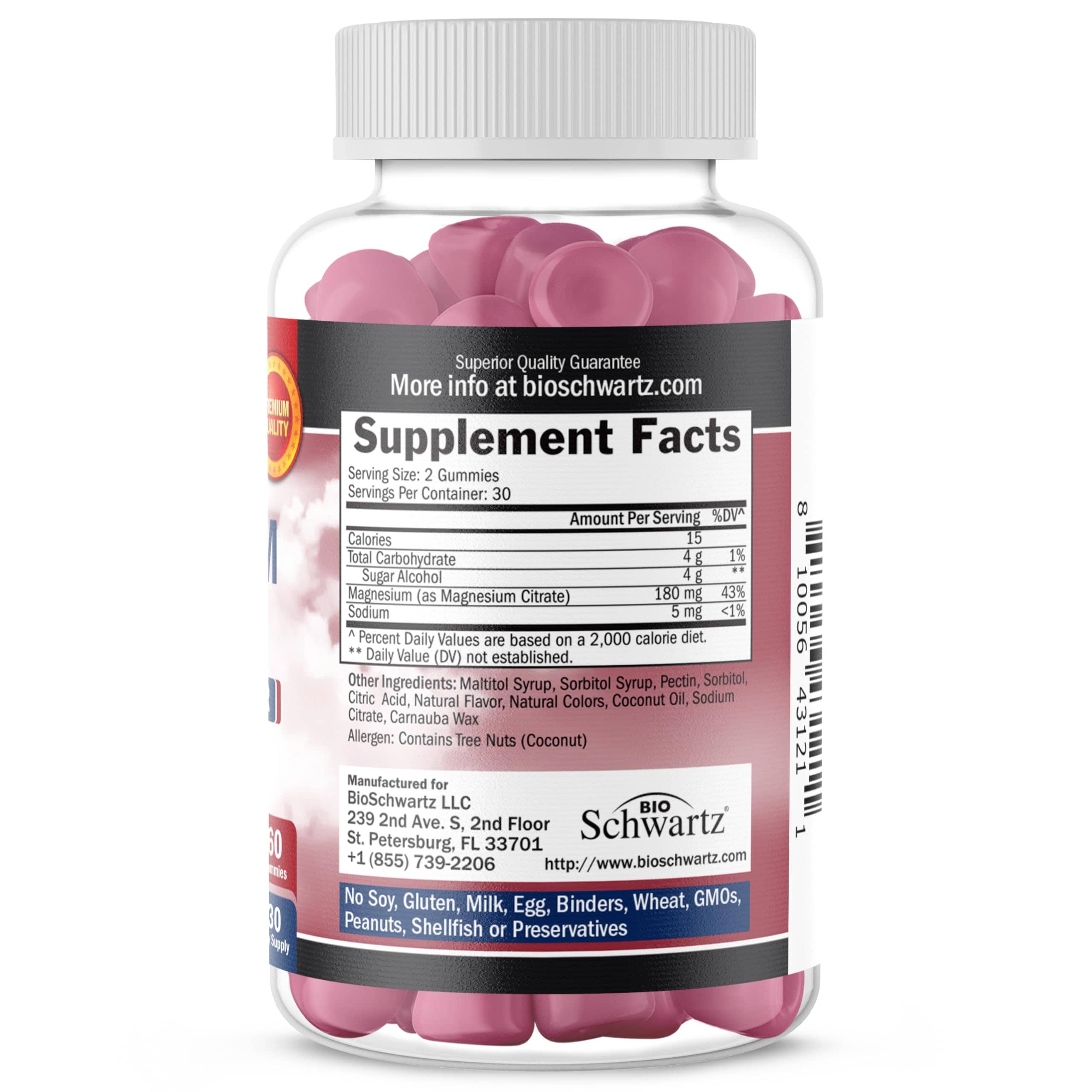 Sugar Free Magnesium Gummies