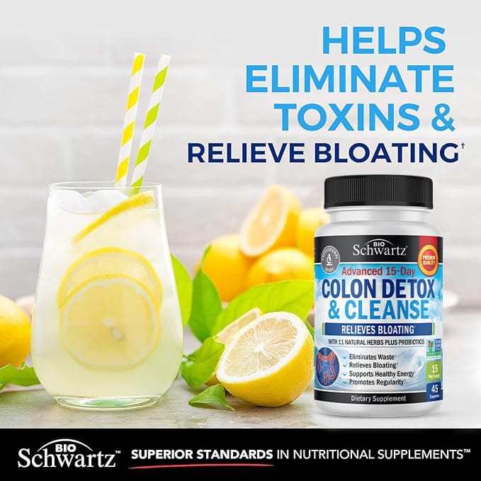 Colon Detox & Cleanser Capsules, 45ct